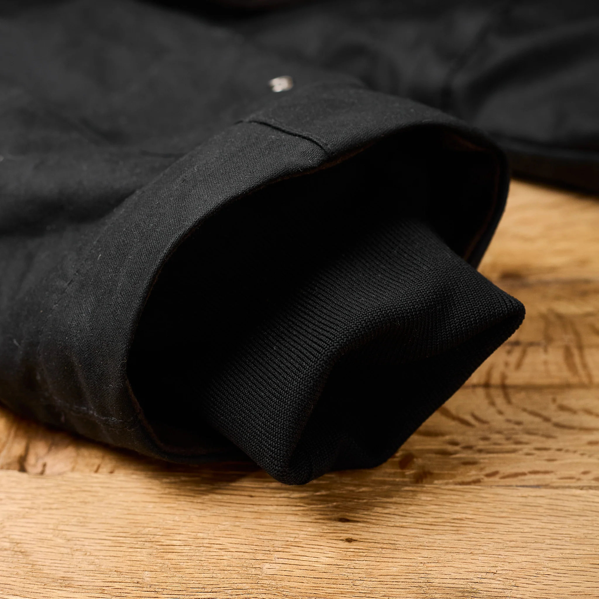 manifattura ceccarelli | 7013-wx long mountain jacket black - Image 6