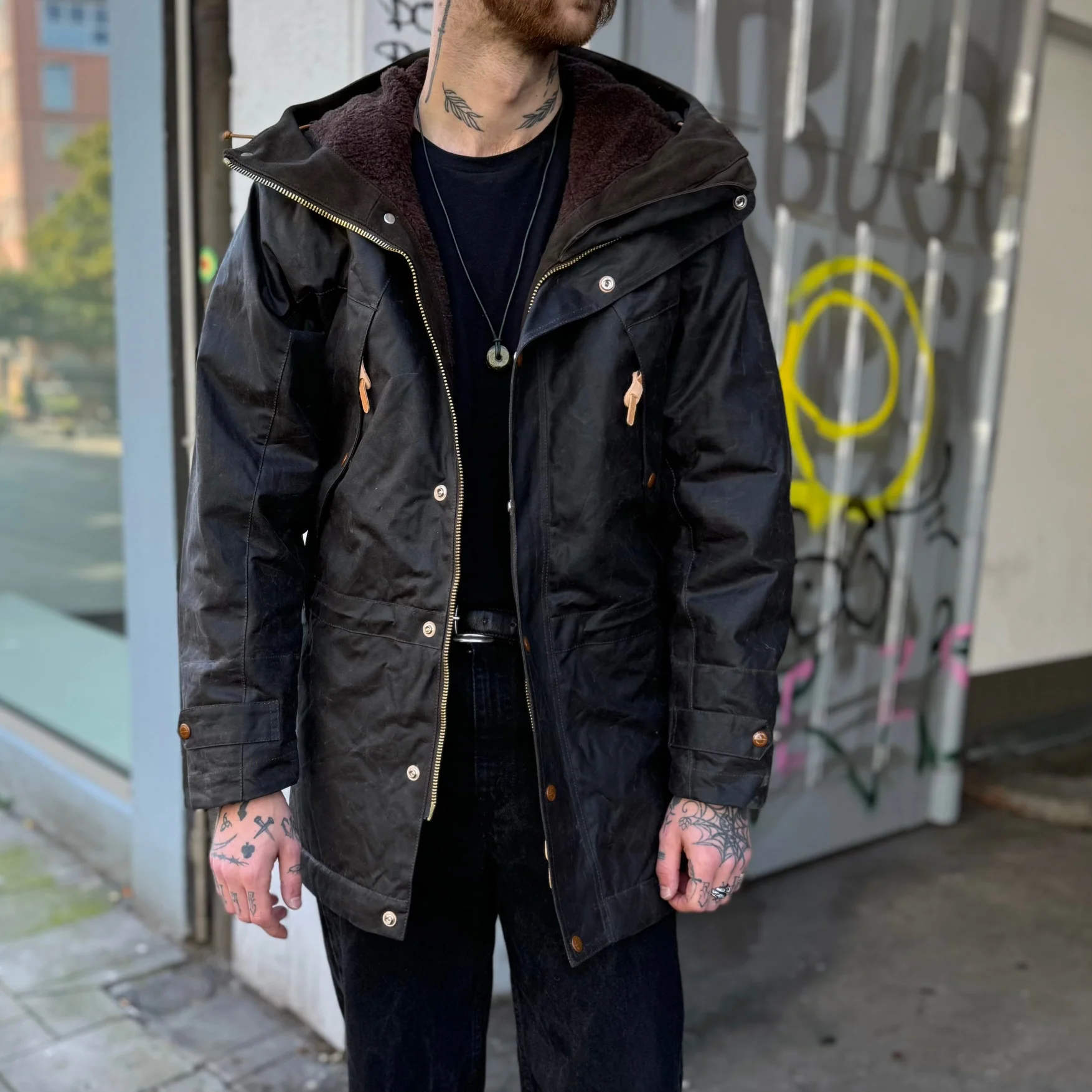 manifattura ceccarelli | 7013-wx long mountain jacket chocolate - Image 2