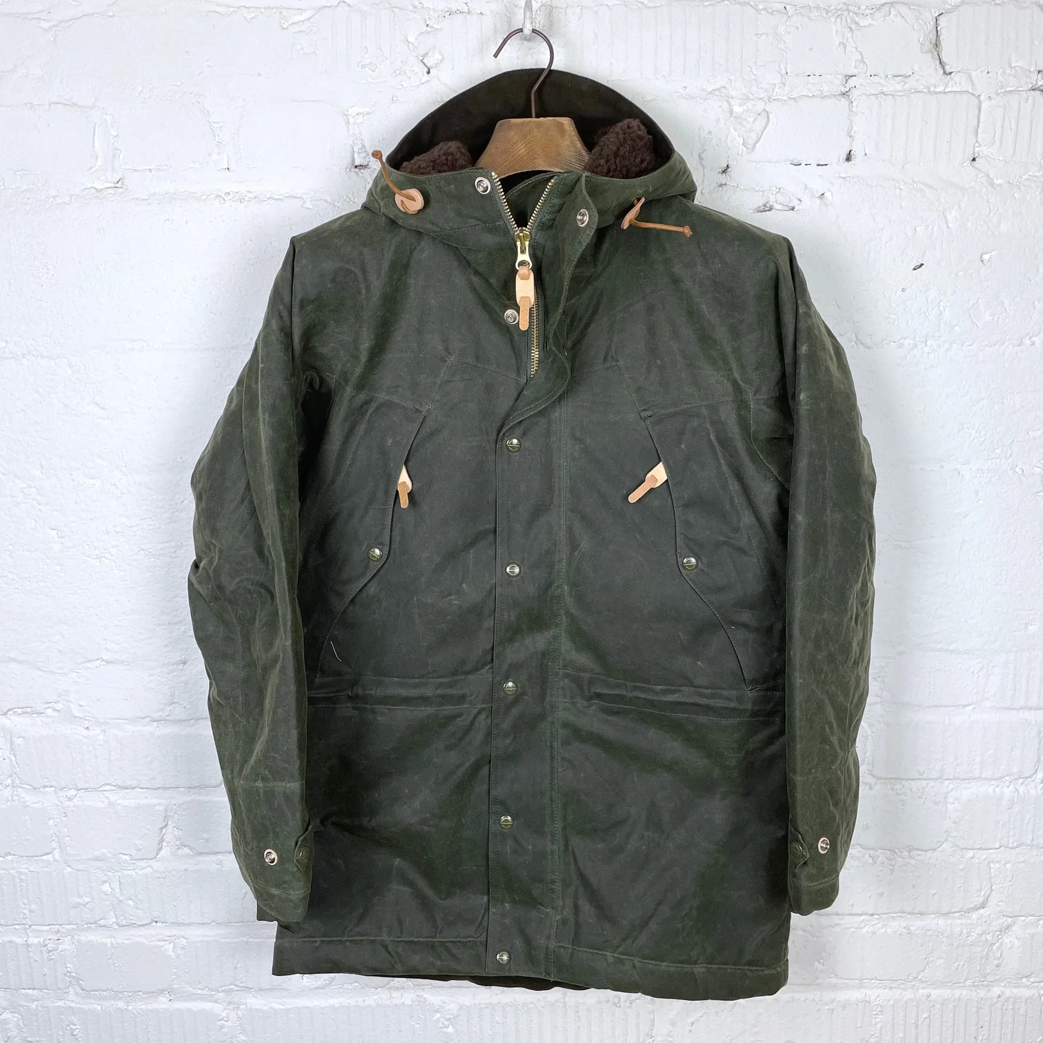 manifattura ceccarelli | 7013-wx long mountain jacket dark green