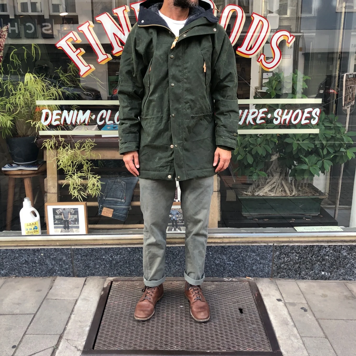 manifattura ceccarelli | 7013-wx long mountain jacket dark green - Image 2