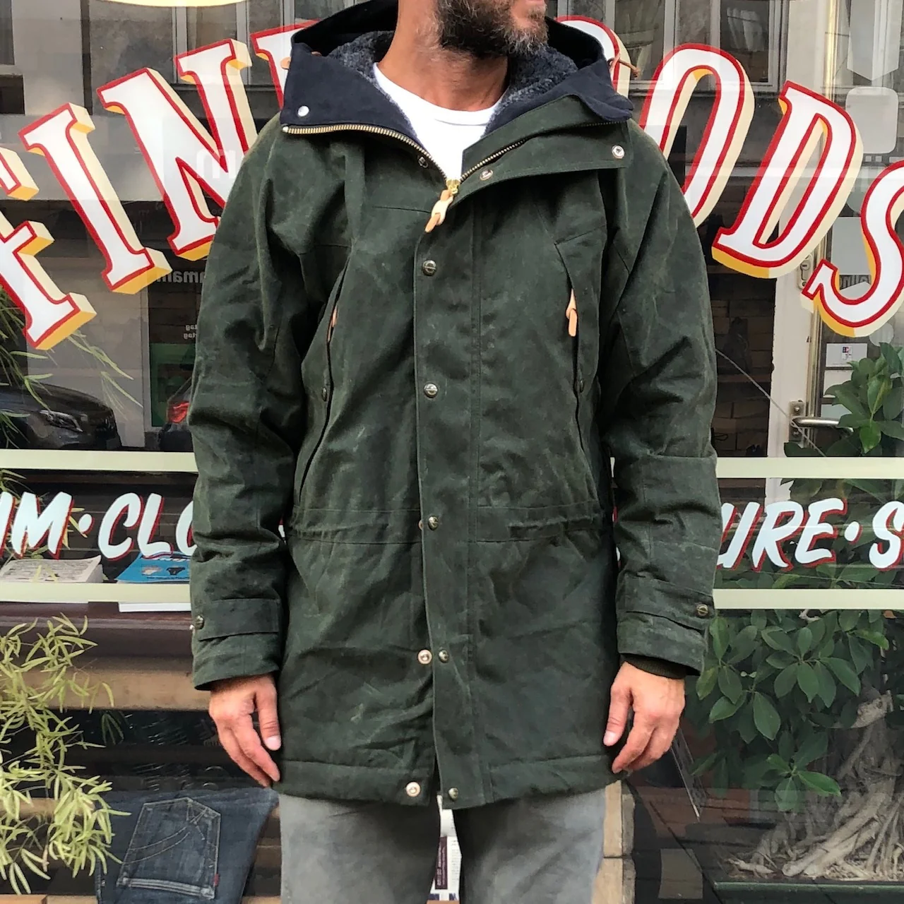 manifattura ceccarelli | 7013-wx long mountain jacket dark green - Image 3