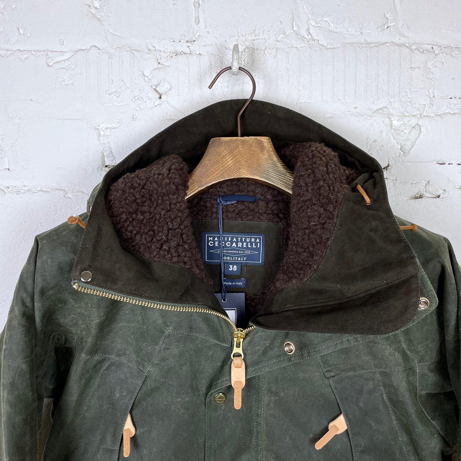 manifattura ceccarelli | 7013-wx long mountain jacket dark green - Image 4