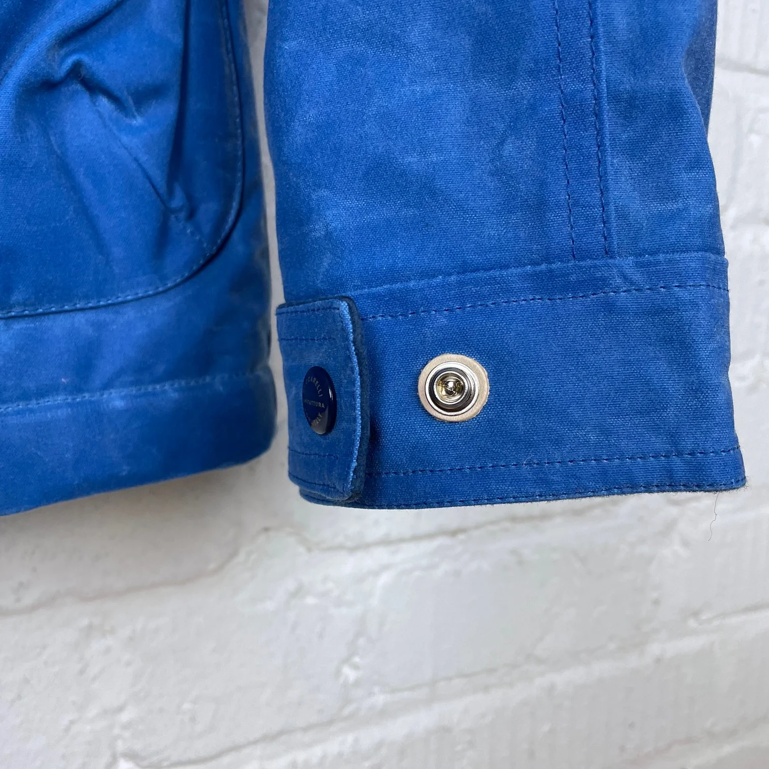 manifattura ceccarelli | 7031-wx fisherman parka mid blue - Image 5