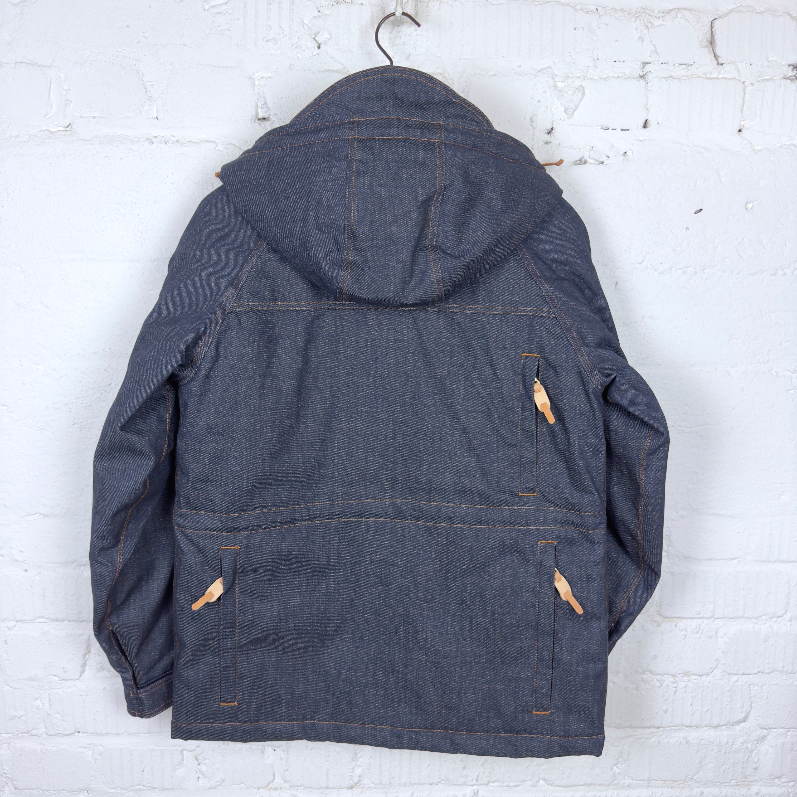 manifattura ceccarelli | 7091-cd denim new fisherman parka candiani - Image 7