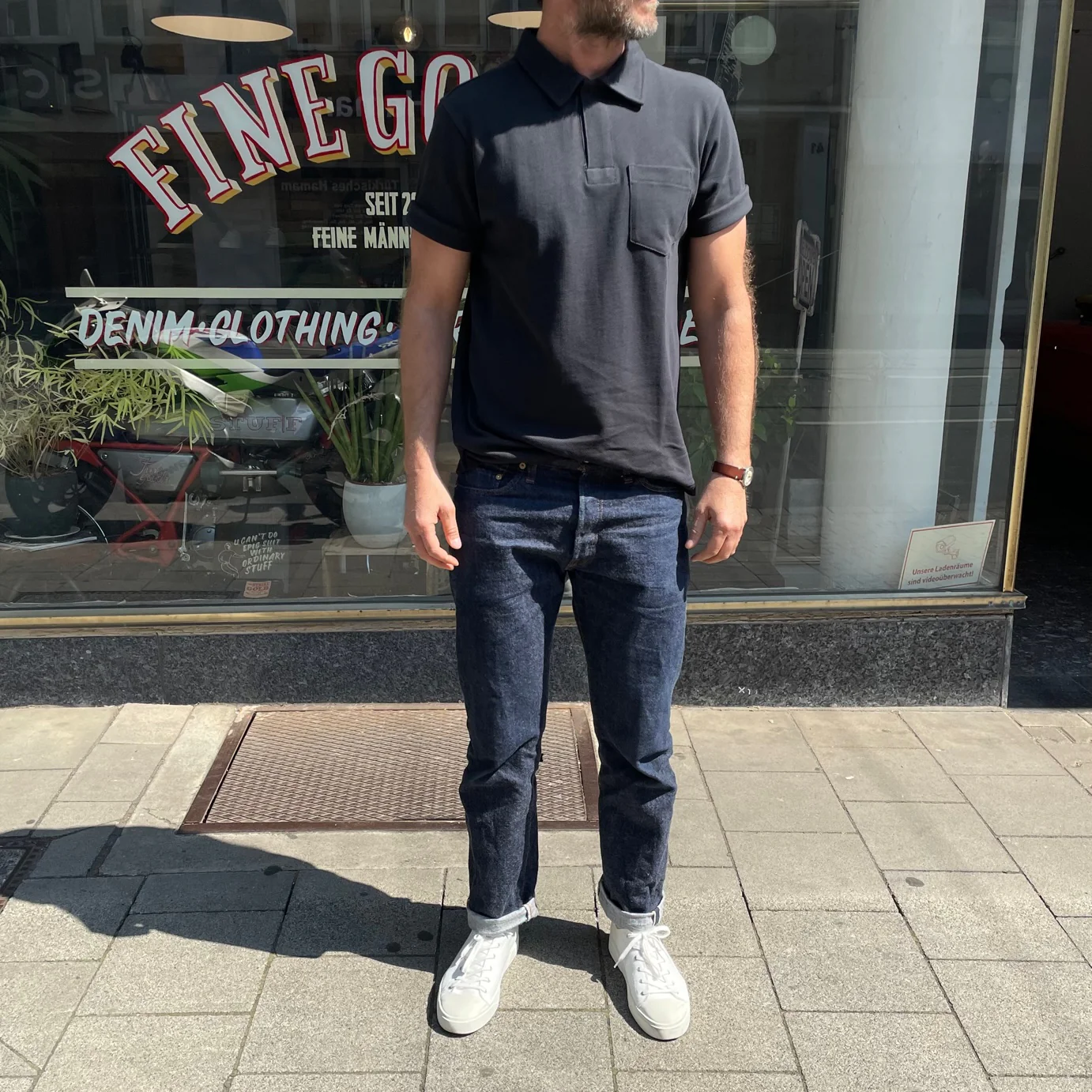 merz b. schwanen | 2pkpl men's polo shirt with pocket charcoal - Image 2