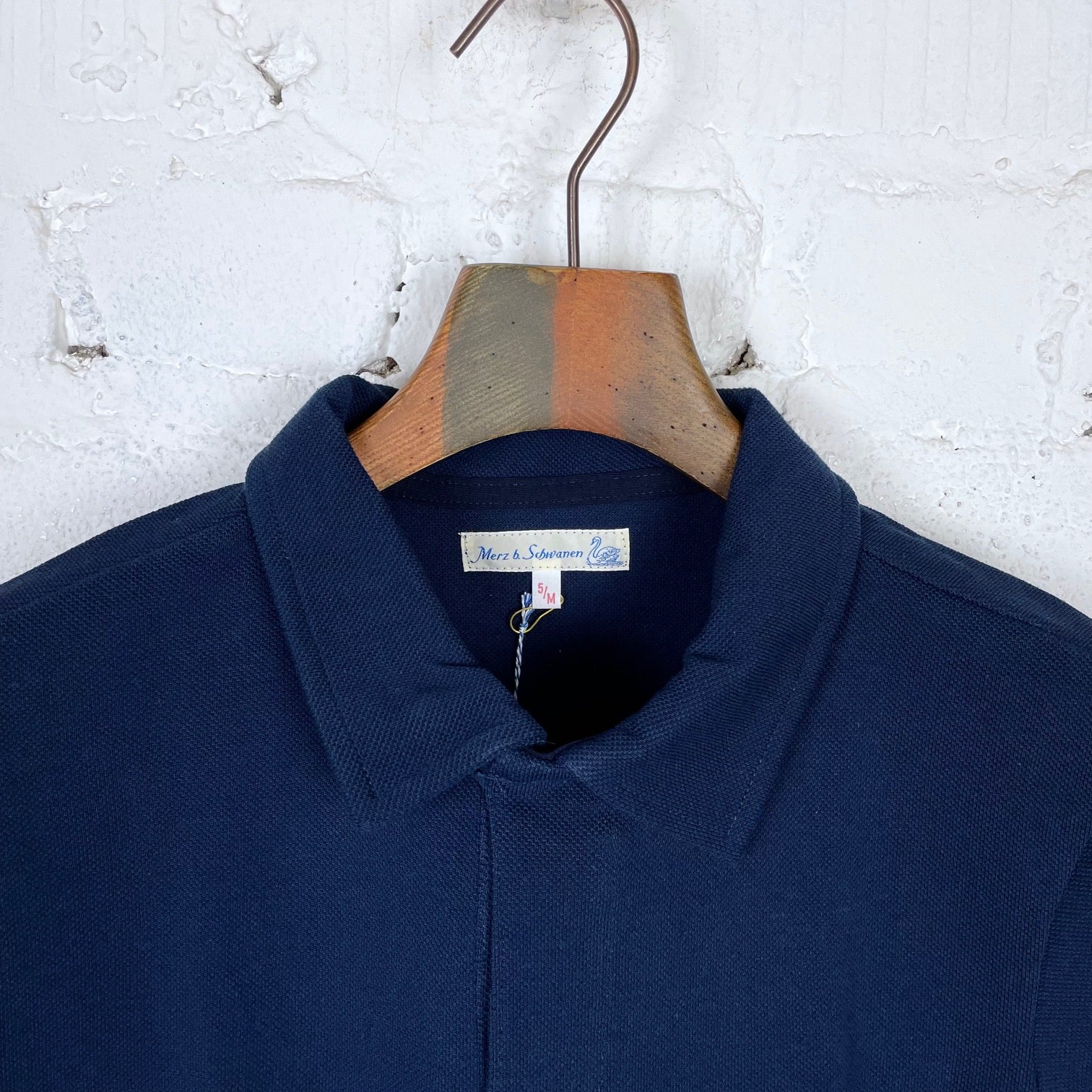 merz b. schwanen | 2pkpl men's polo shirt with pocket ink blue - Image 4