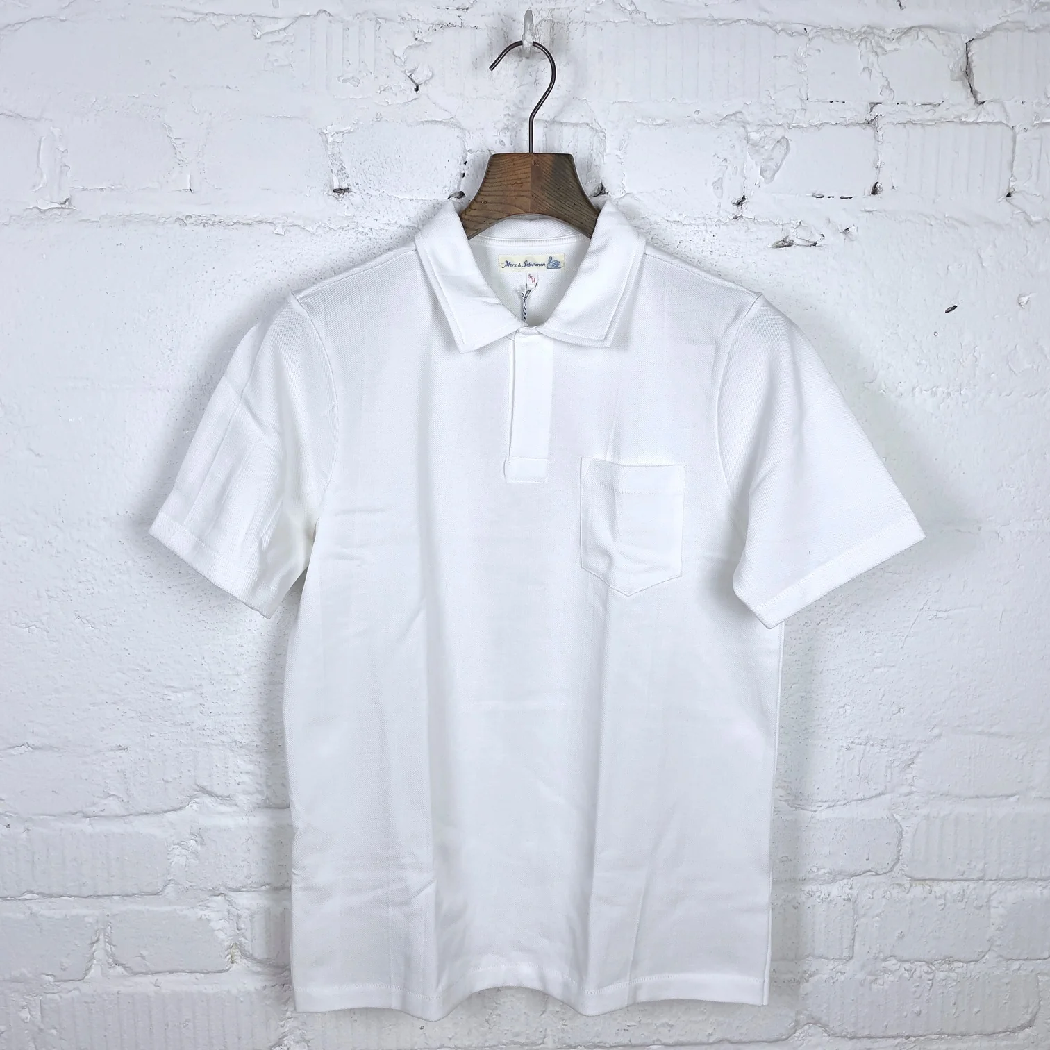 merz b. schwanen | 2pkpl men's polo shirt with pocket white