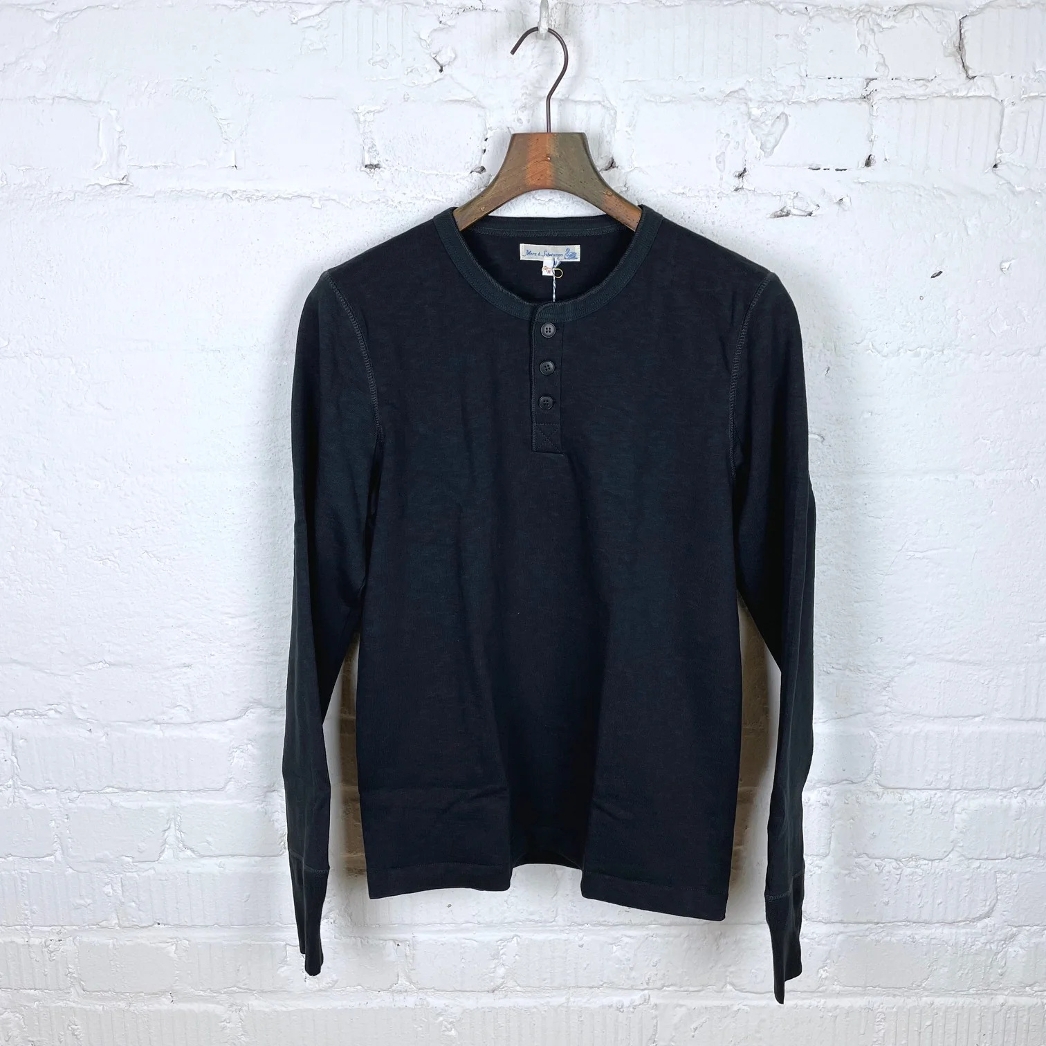 merz b. schwanen | 2s04 men's knopfleiste relaxed fit charcoal