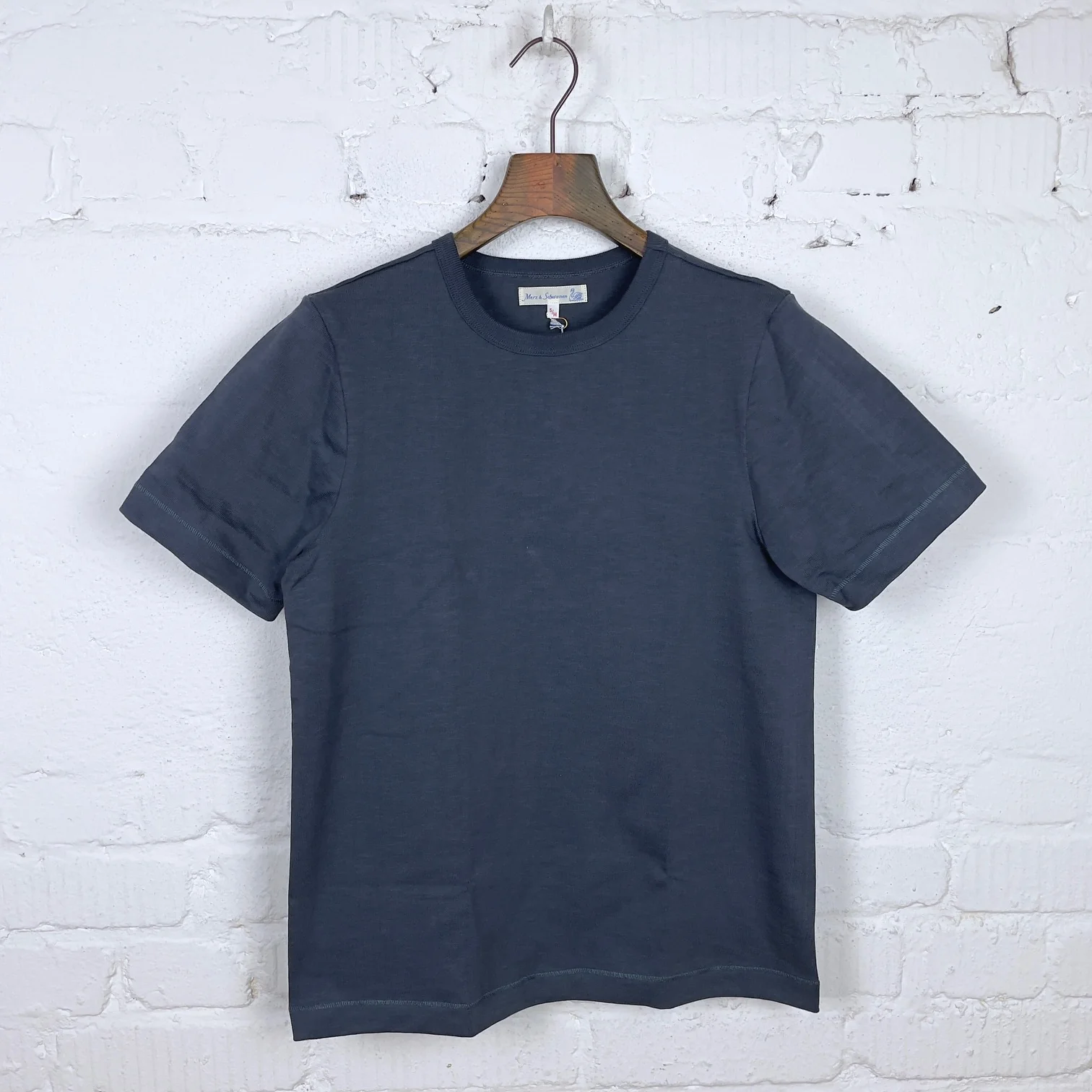 merz b. schwanen | 2s14 men's crew neck tee navy