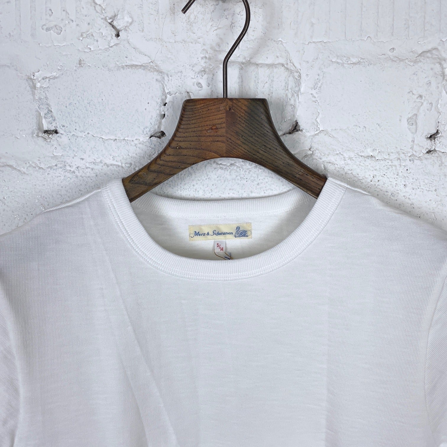 merz b. schwanen | 2s14 men's crew neck tee white - Image 4