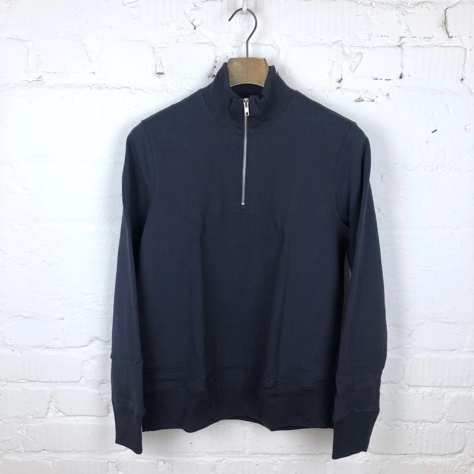 merz b. schwanen | 343z men's sweatshirt half-zip - Image 3