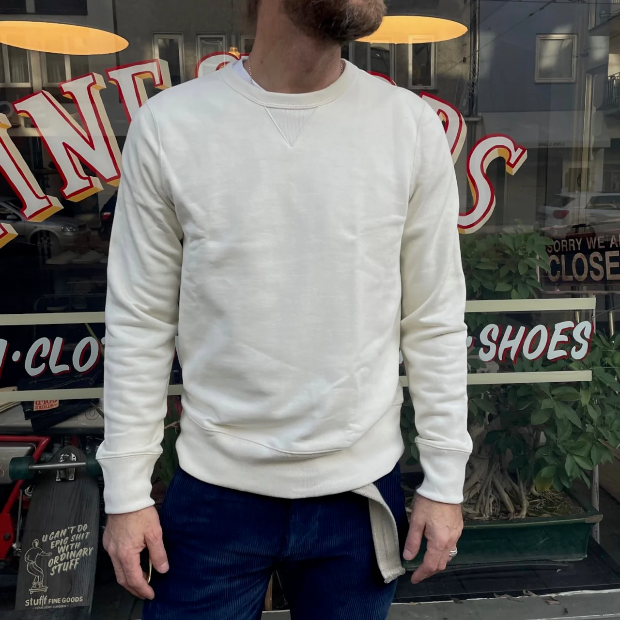 merz b. schwanen | 346 sweatshirt oat - Image 4