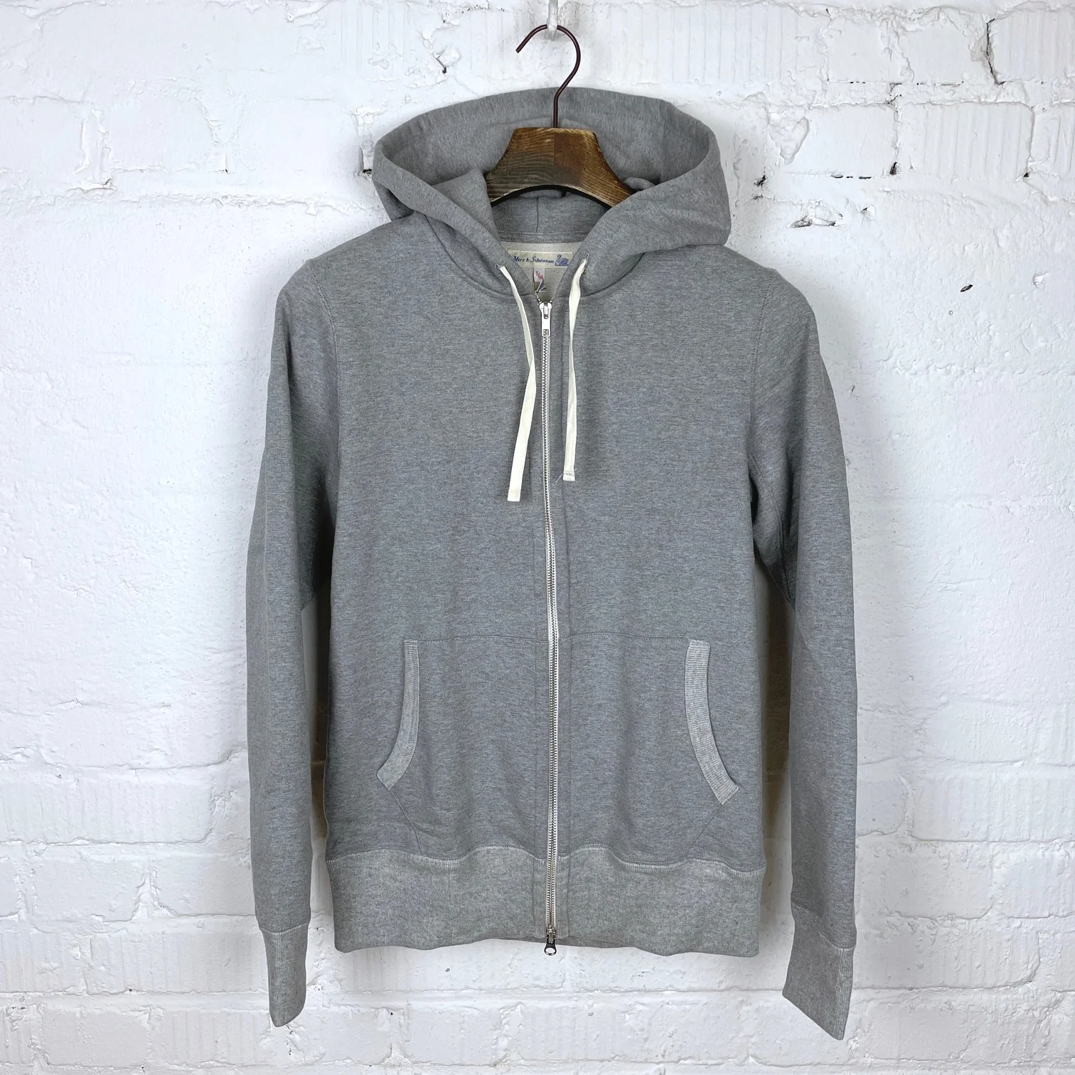 merz b. schwanen | 3s80 zip hoodie grey