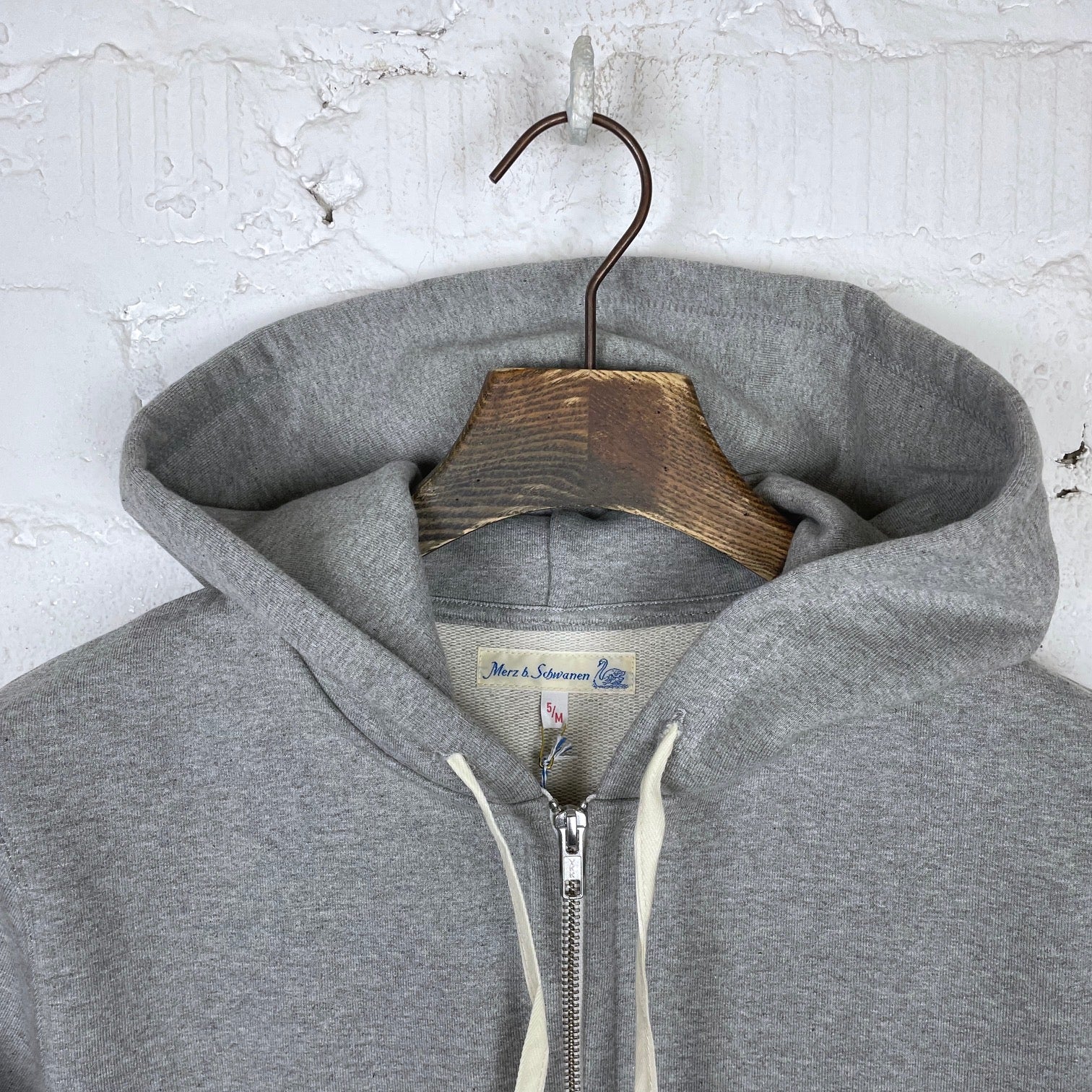 merz b. schwanen | 3s80 zip hoodie grey - Image 2
