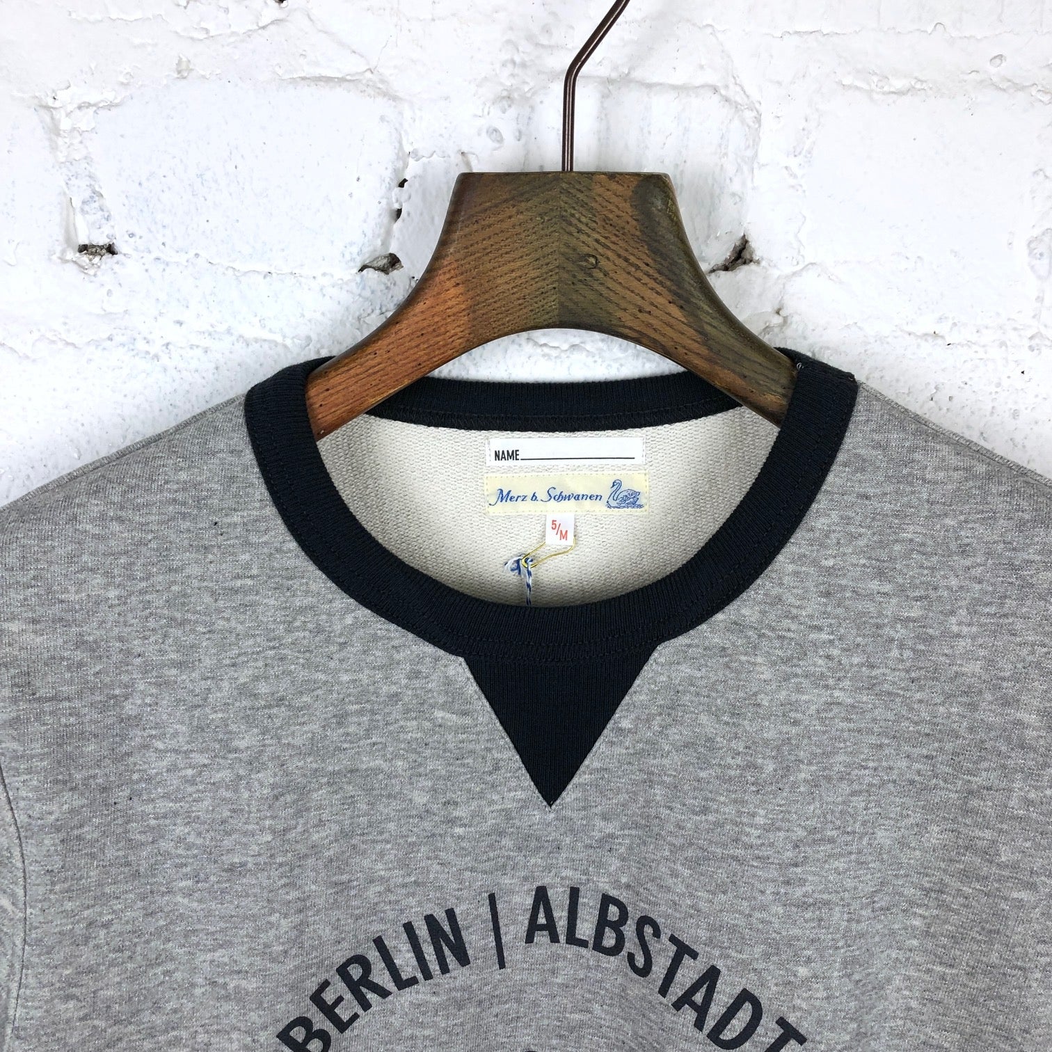 merz b. schwanen | tr348ba sweatshirt - grey mel. - charcoal - Image 2