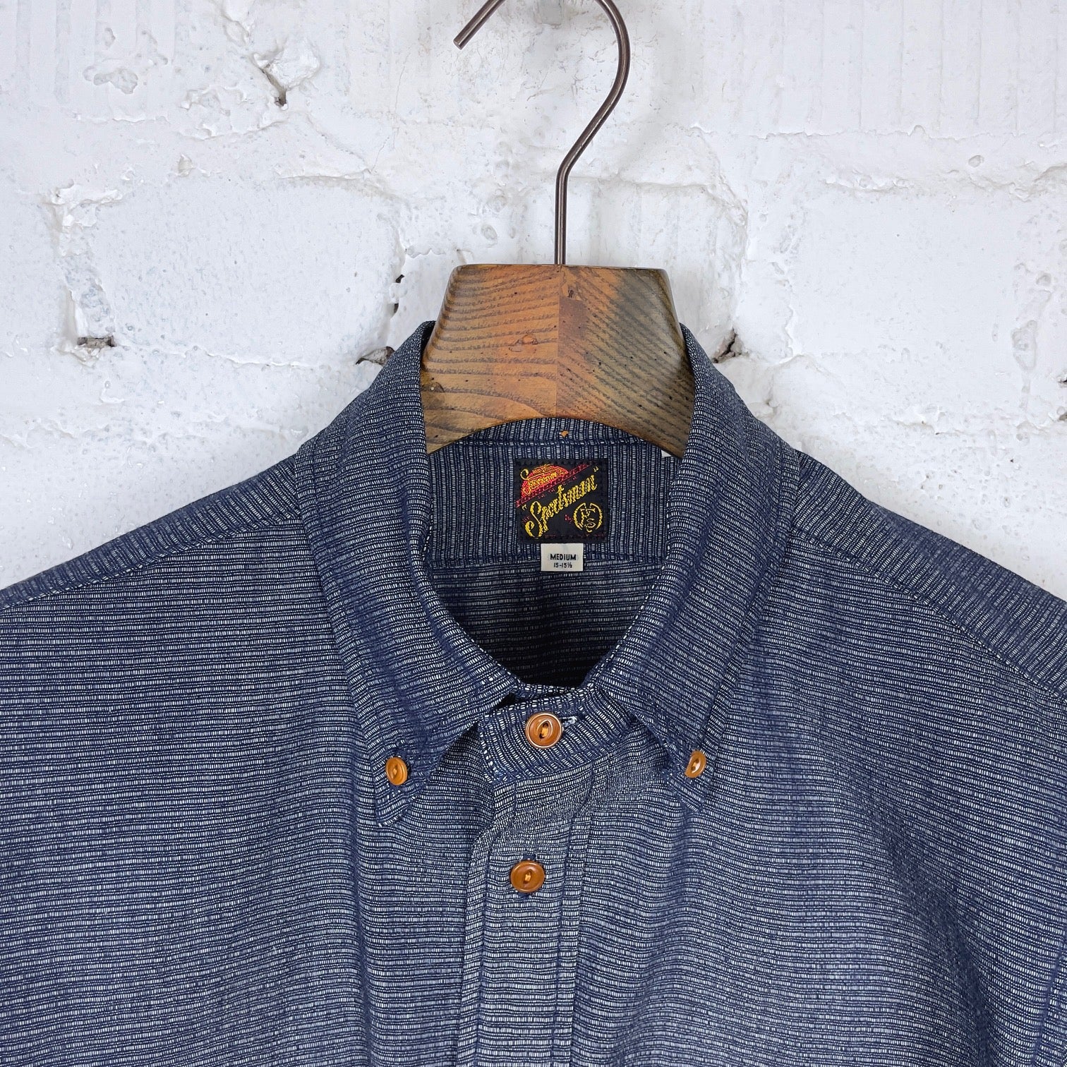 mister freedom | berkeley shirt l-s - nos indigo dobby - Image 5