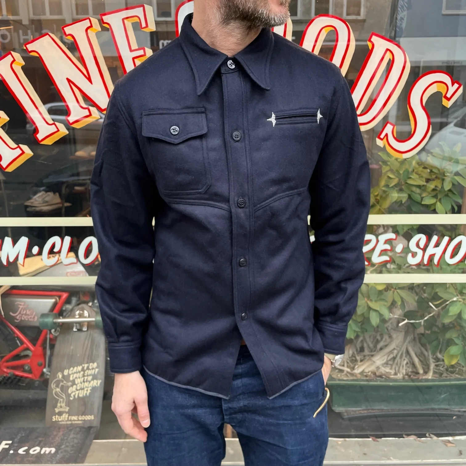mister freedom | crackerjack cpo - navy - Image 3