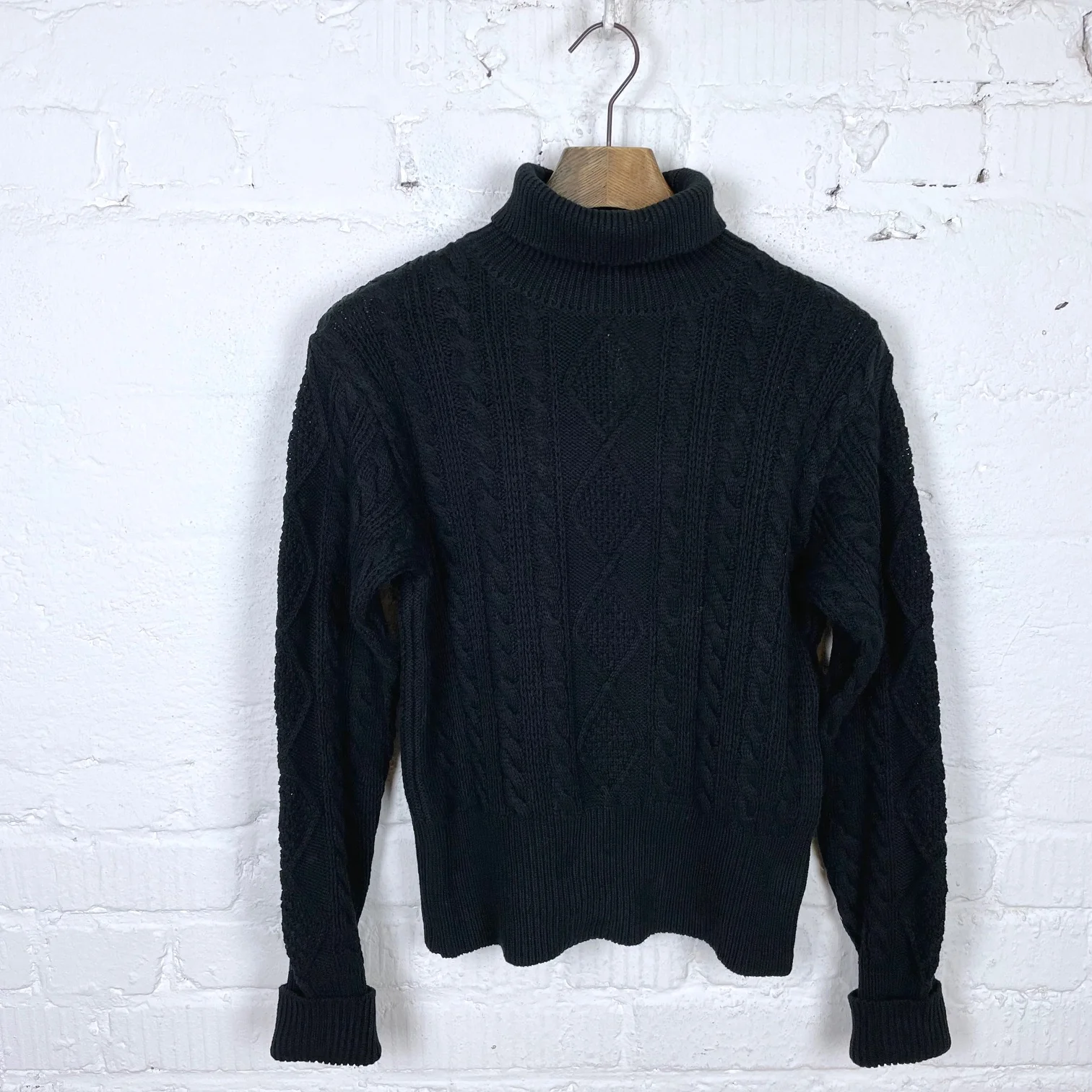 mister freedom | mariner sweater roll-neck - black