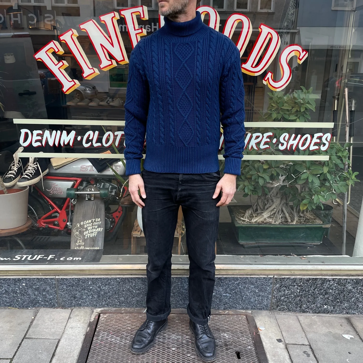 mister freedom | mariner sweater roll-neck - indigo - Image 2