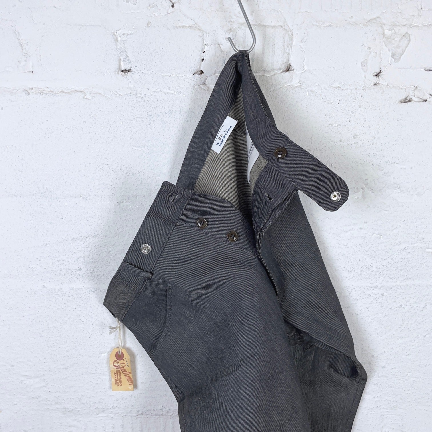 mister freedom | "nouvelle vague" slacks - charcoal grey - Image 6