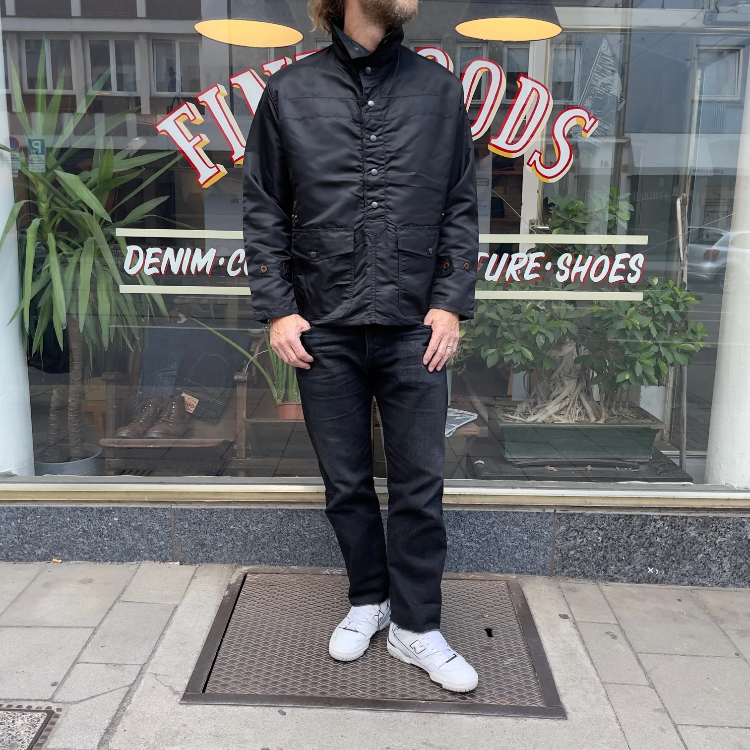 mister freedom | one-zero smock - black nylon - Image 3