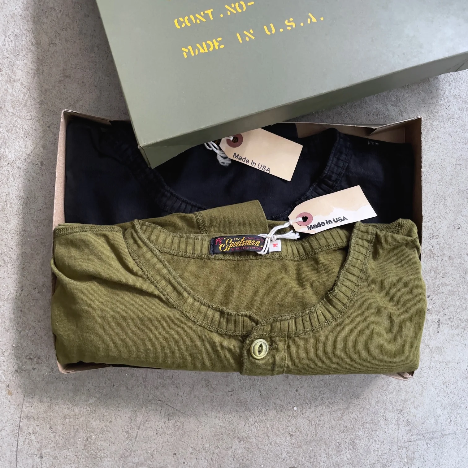 mister freedom | p.t. henley 2-pack:black and "jungle" edition - Image 2