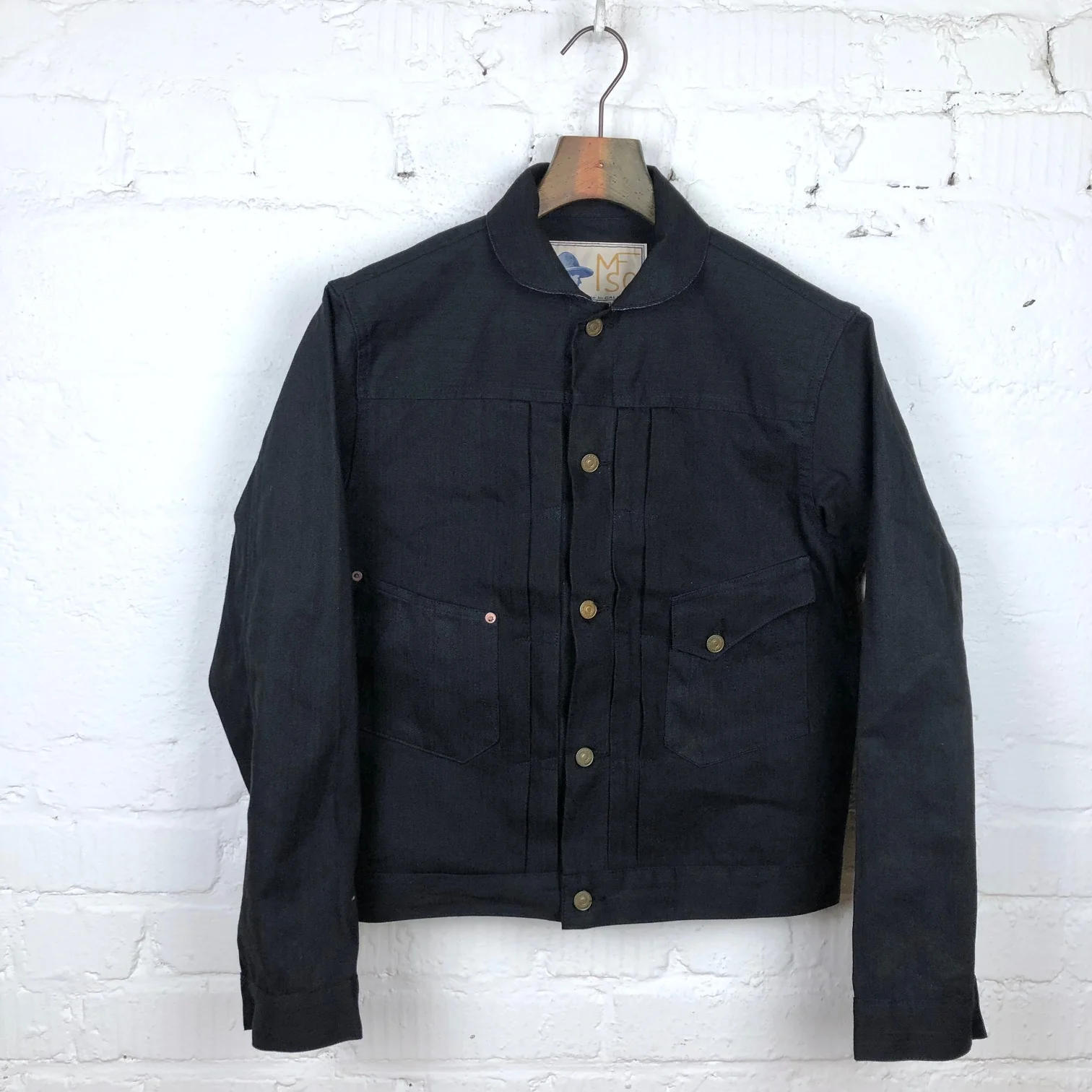 mister freedom | ranch blouse black sulfur dyed denim