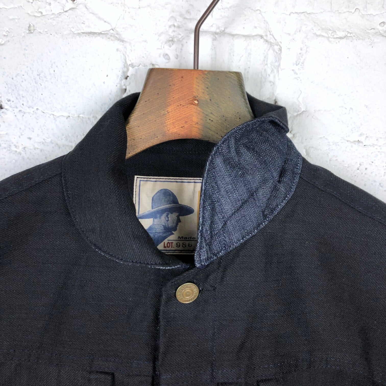 mister freedom | ranch blouse black sulfur dyed denim - Image 5