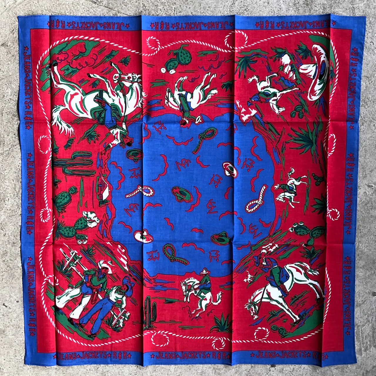 mister freedom | ranch' kerchief royal blue - Image 3