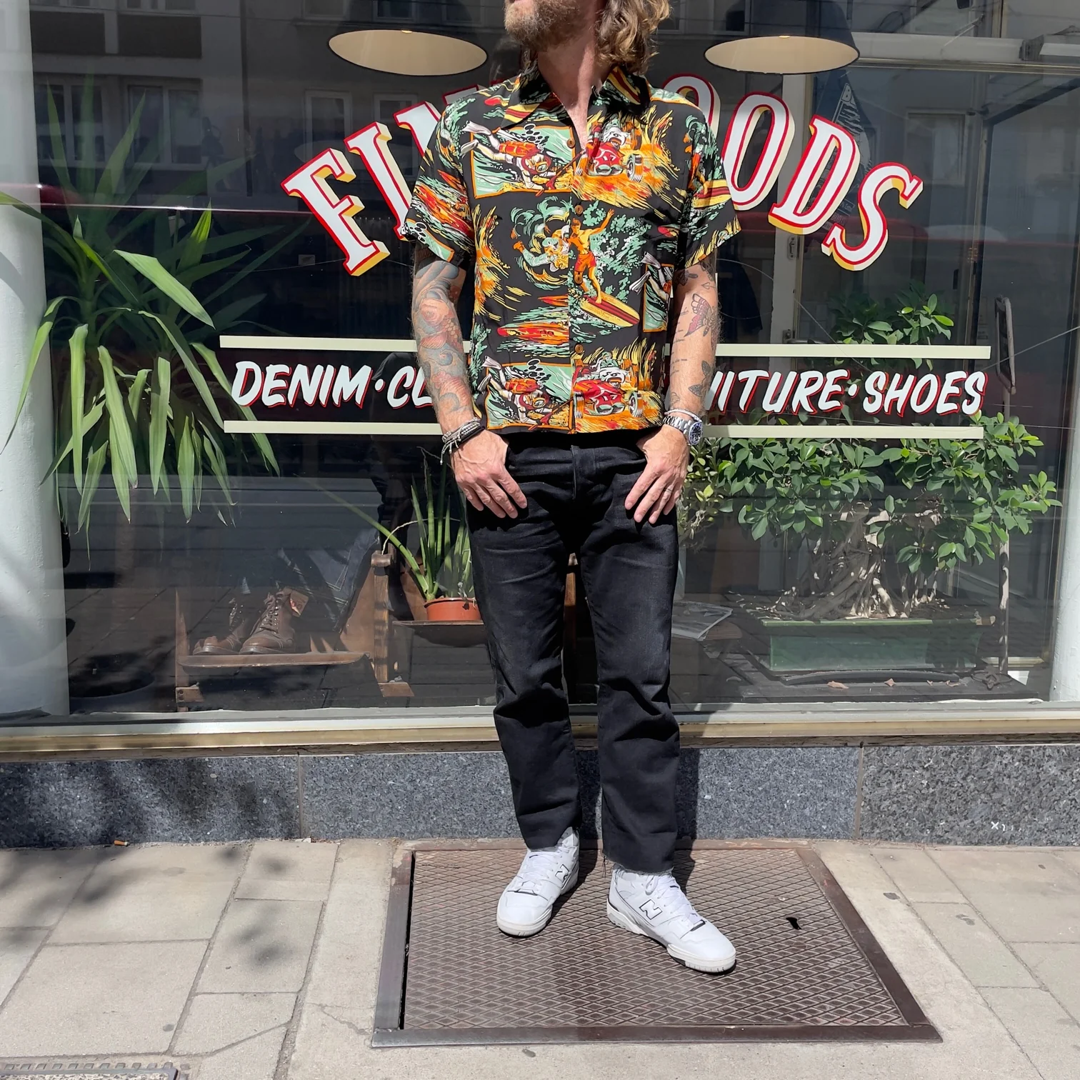 mister freedom | rock 'n' roll shirt "action packed" type II - black - Image 3