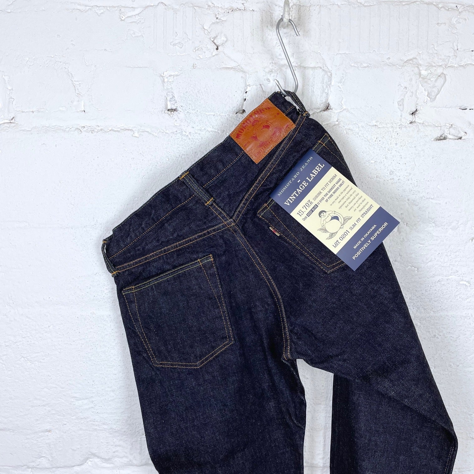 momotaro | 0201 vintage label (slim fit straight) - Image 4