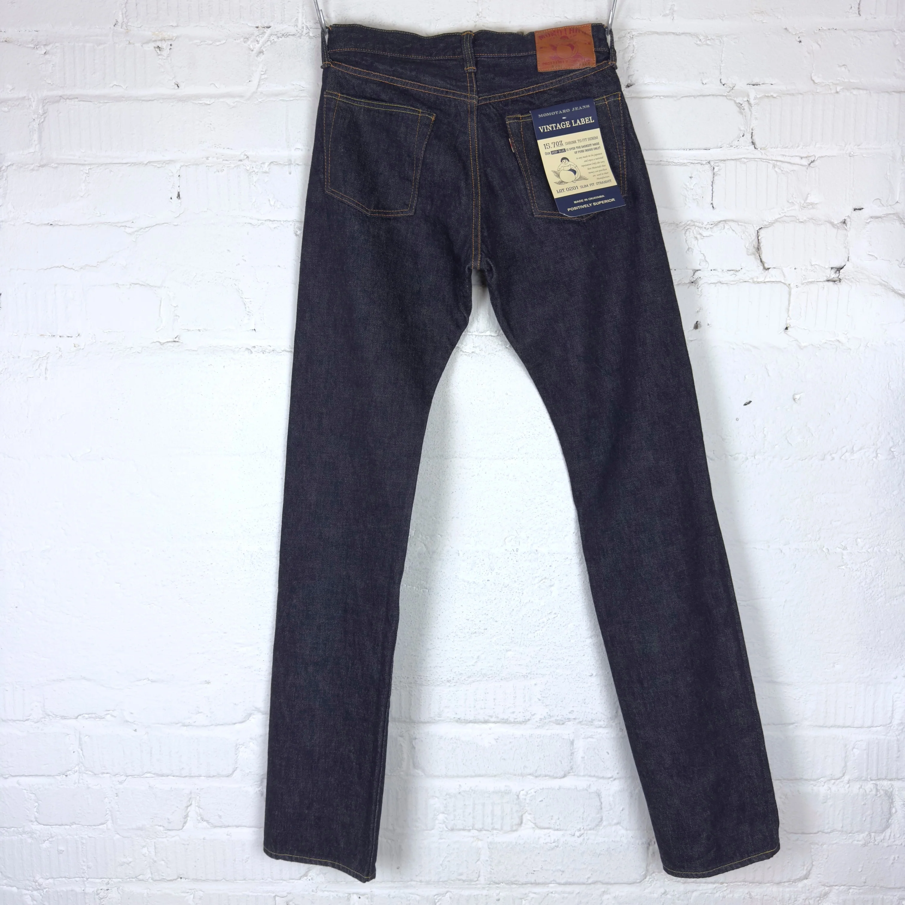 momotaro | 0201 vintage label (slim fit straight) - Image 9