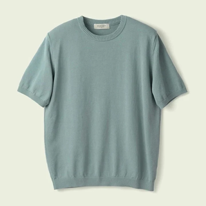 mooncastle | ic1 ice cotton crewneck tee mist green