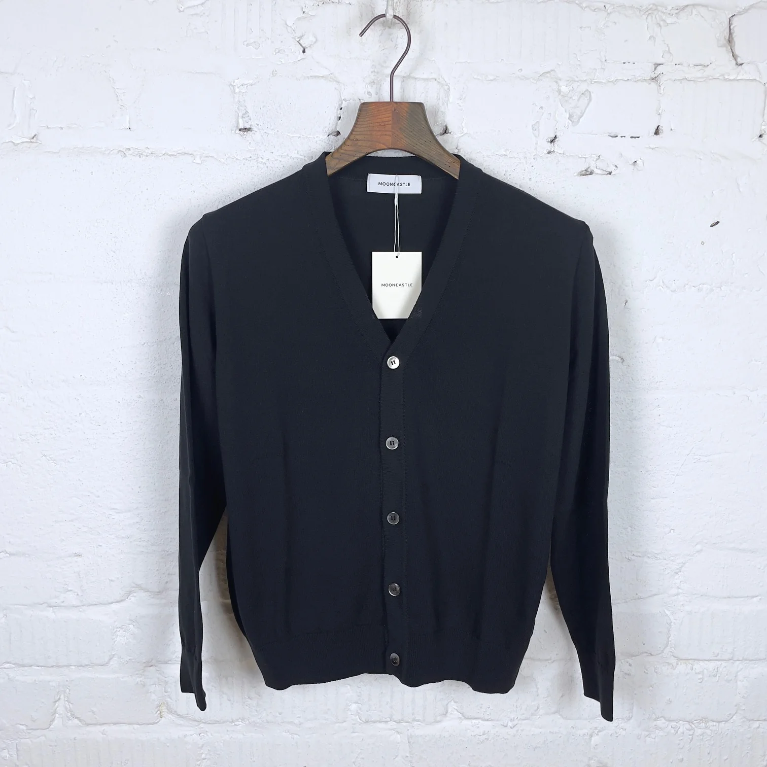 mooncastle | ic12 ice cotton cardigan black