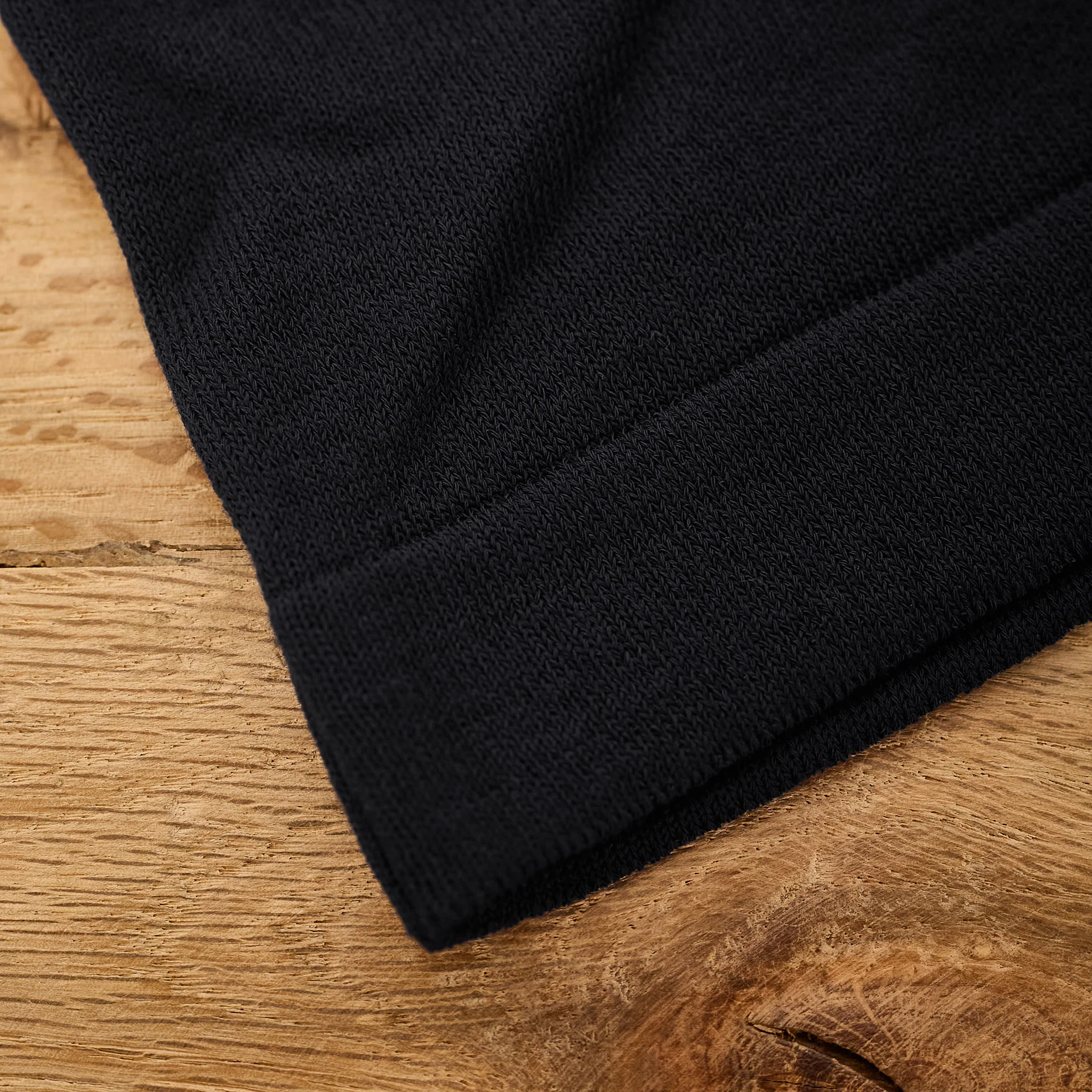 mooncastle | ic8 ice cotton longsleeve polo shirt black - Image 5