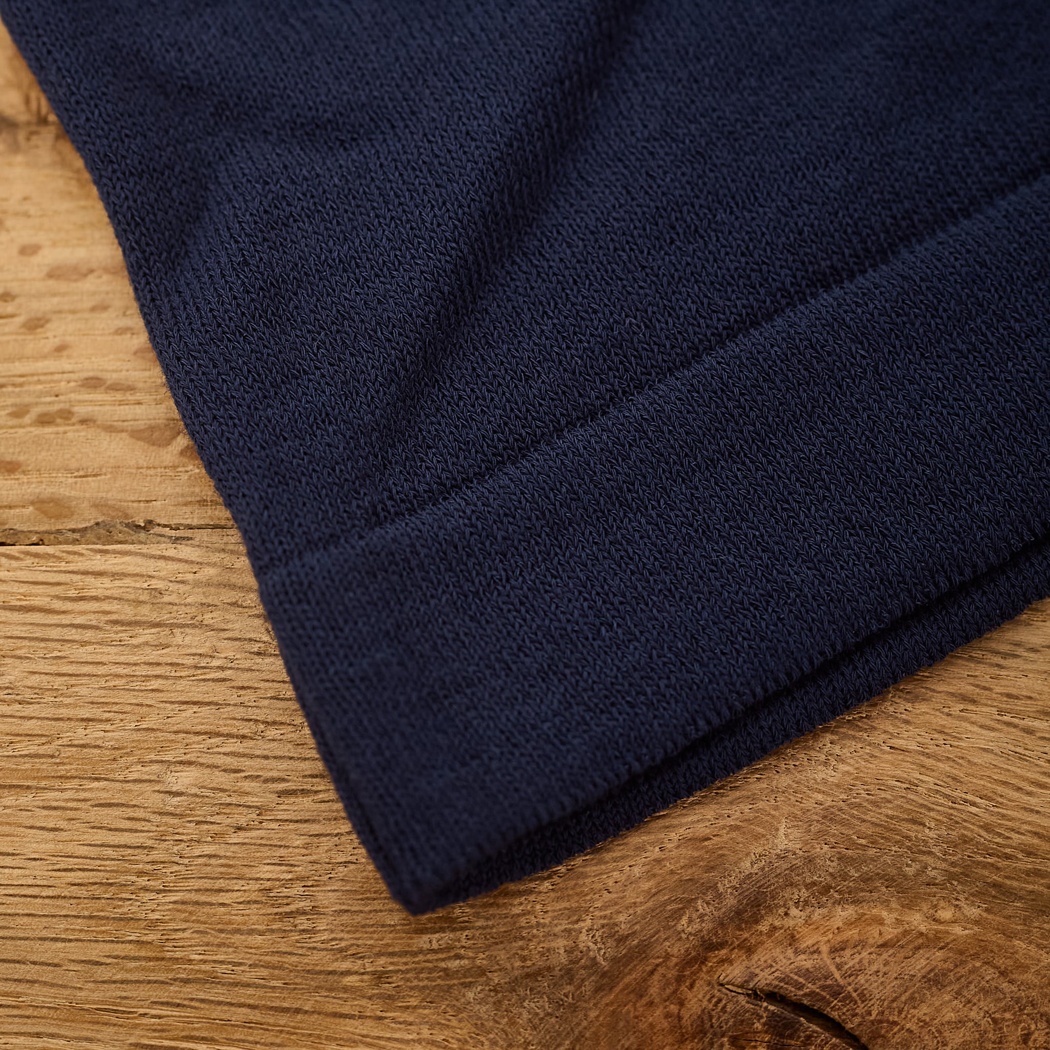 mooncastle | ic8 ice cotton longsleeve polo shirt navy - Image 5
