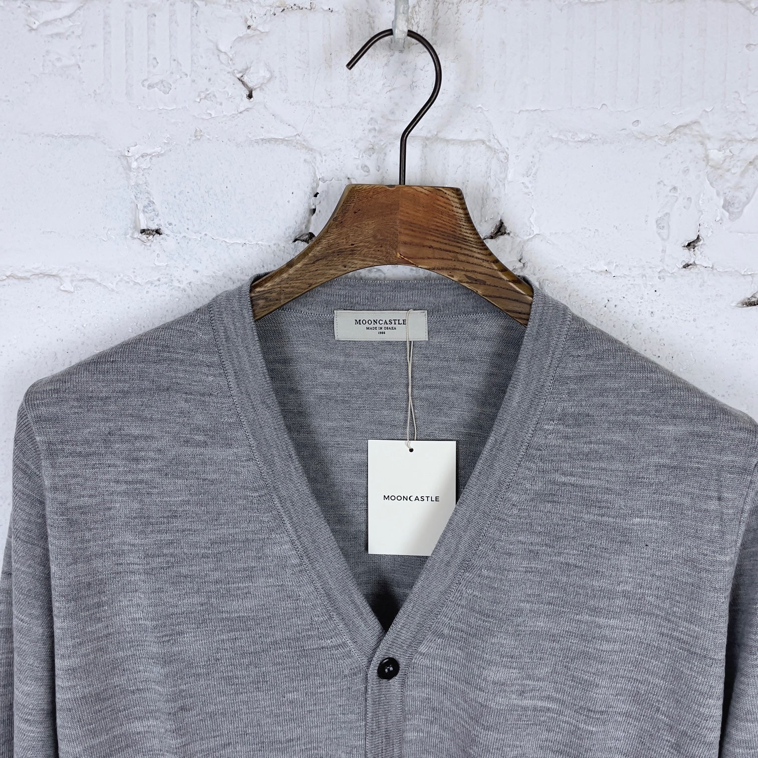 mooncastle | wool cardigan grey - Image 2