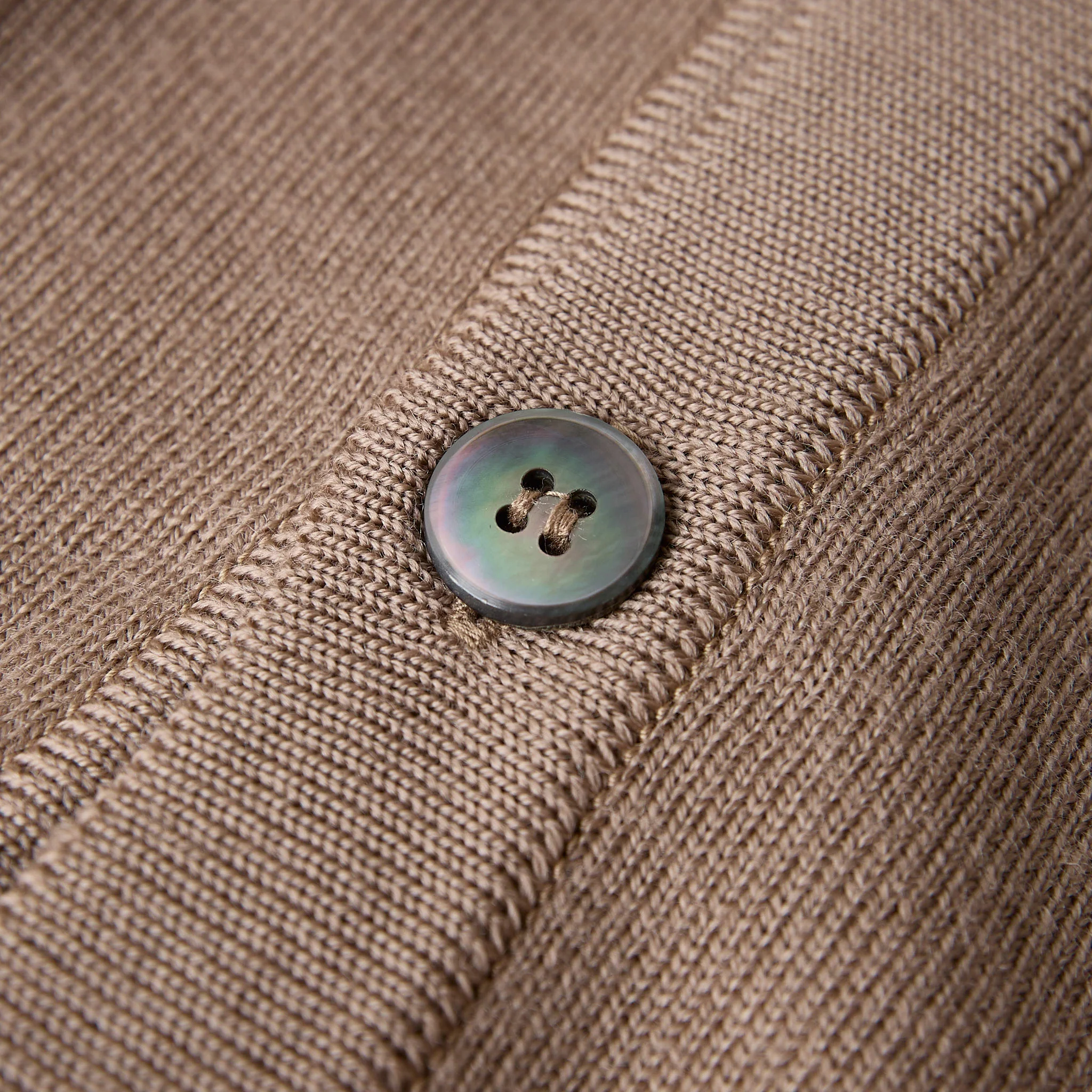 mooncastle | wool cardigan sand beige - Image 4