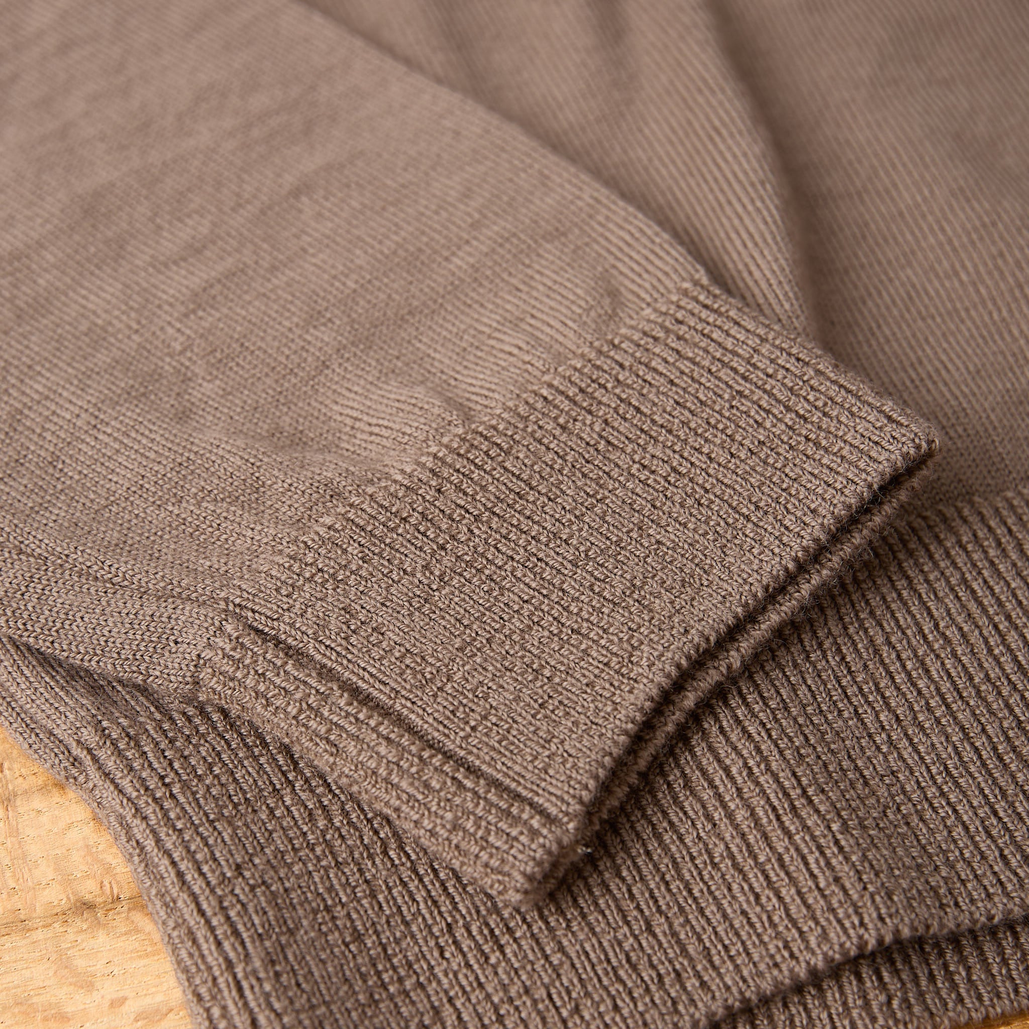 mooncastle | wool cardigan sand beige - Image 5