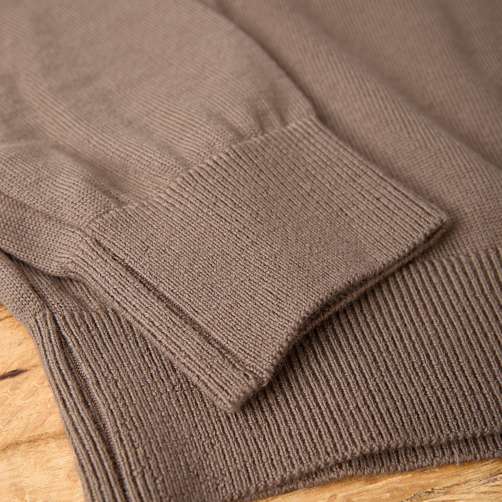 mooncastle | wool polo neck knit sand beige - Image 5