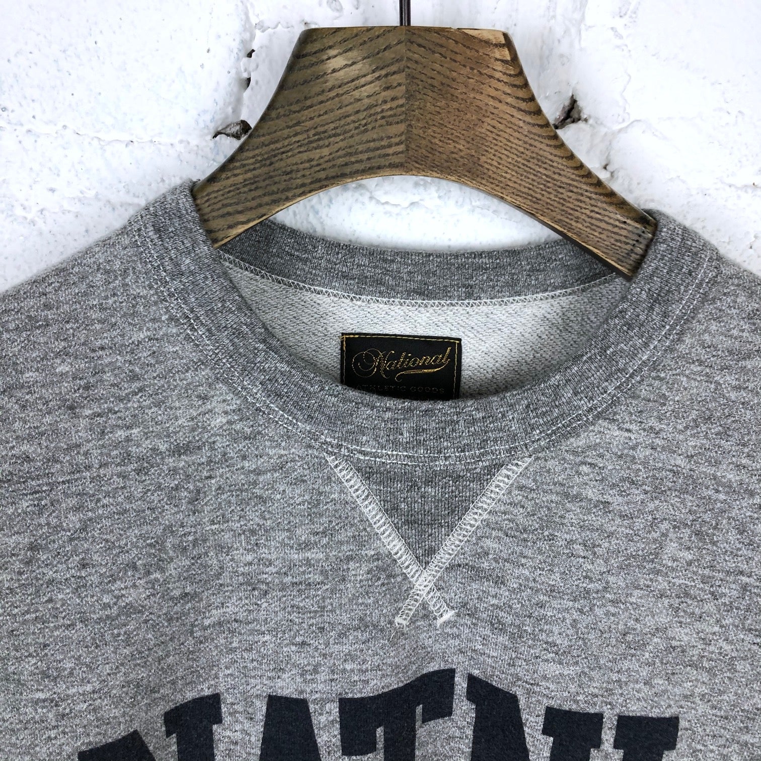 national athletic goods | single v warm up sweatshirt - natnl - Image 4