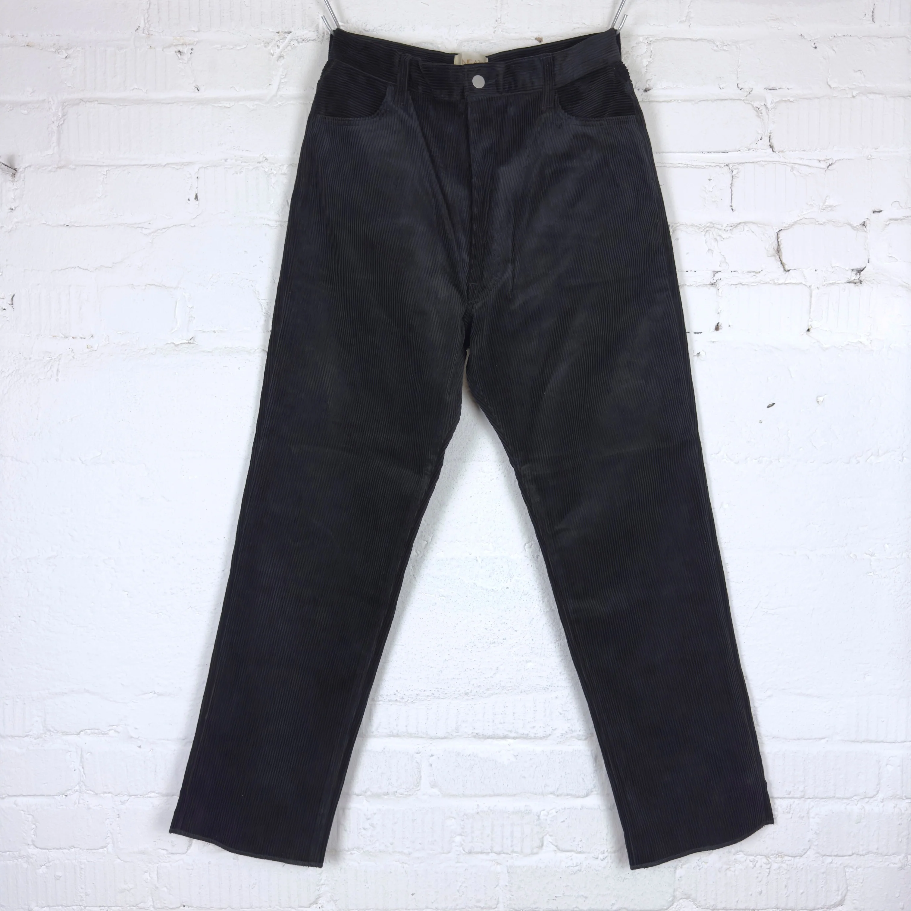 neat | corduroy pants black
