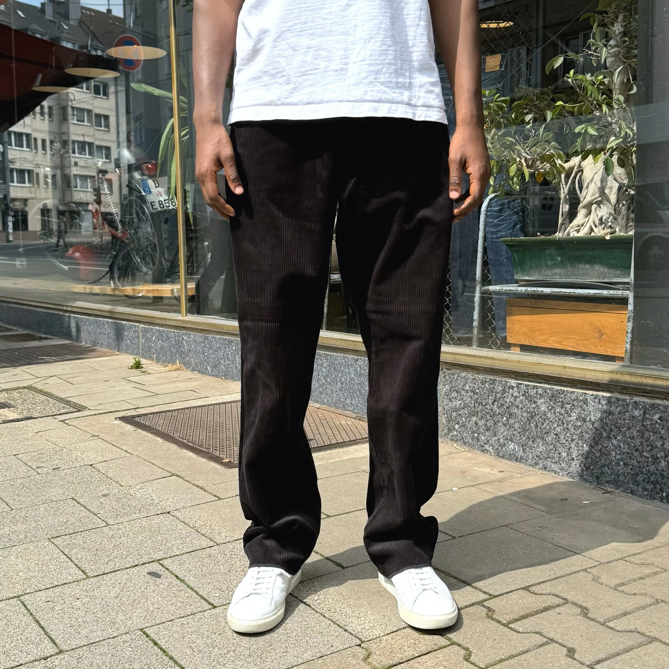 neat | corduroy pants black - Image 2