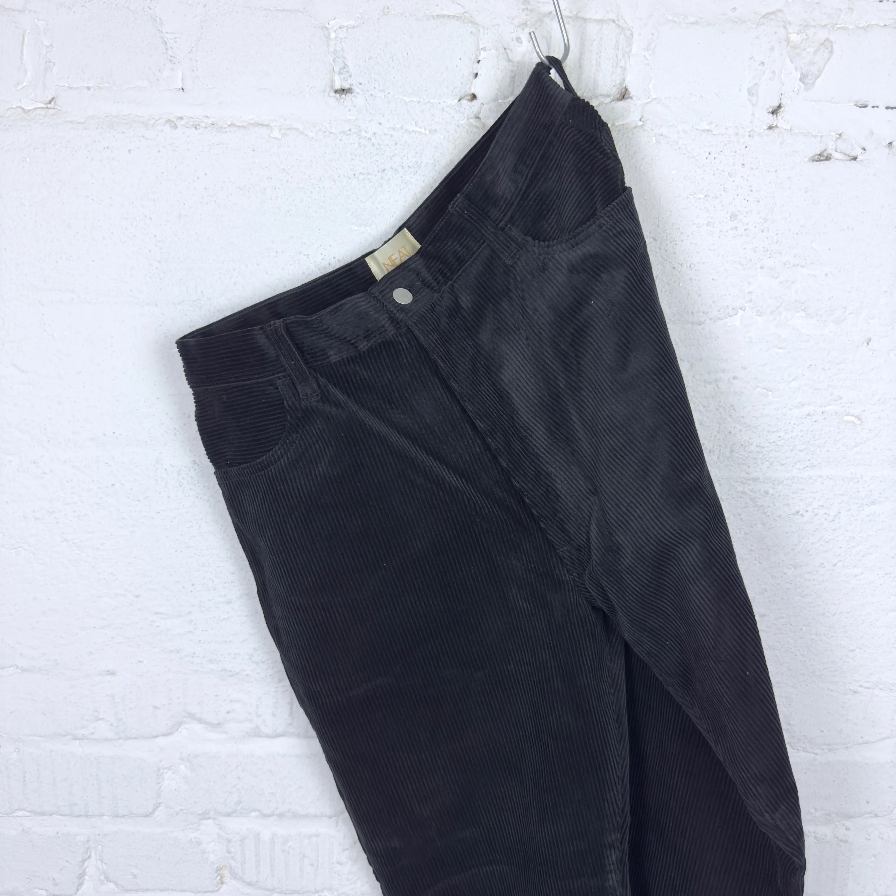 neat | corduroy pants black - Image 4