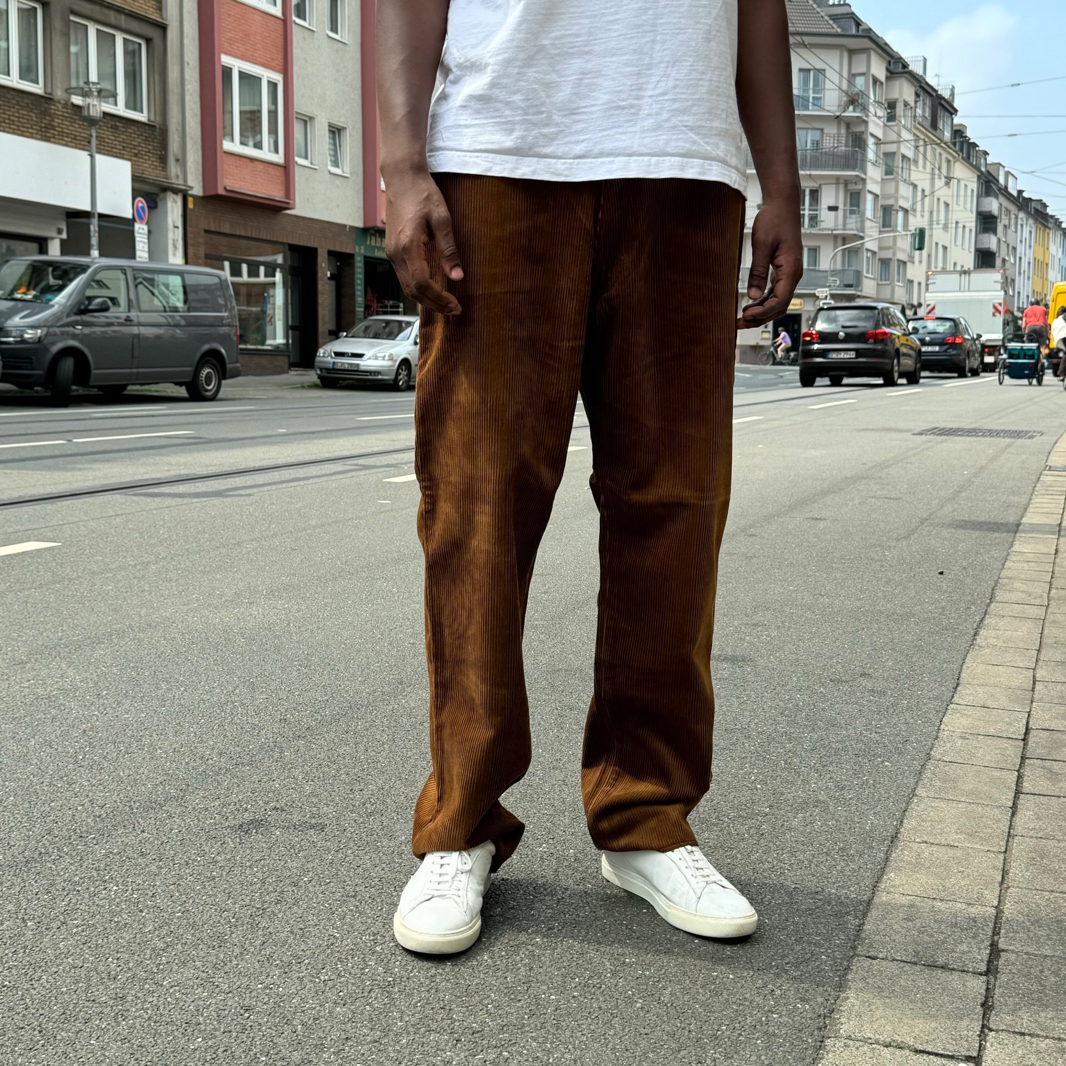 neat | corduroy pants brown - Image 3