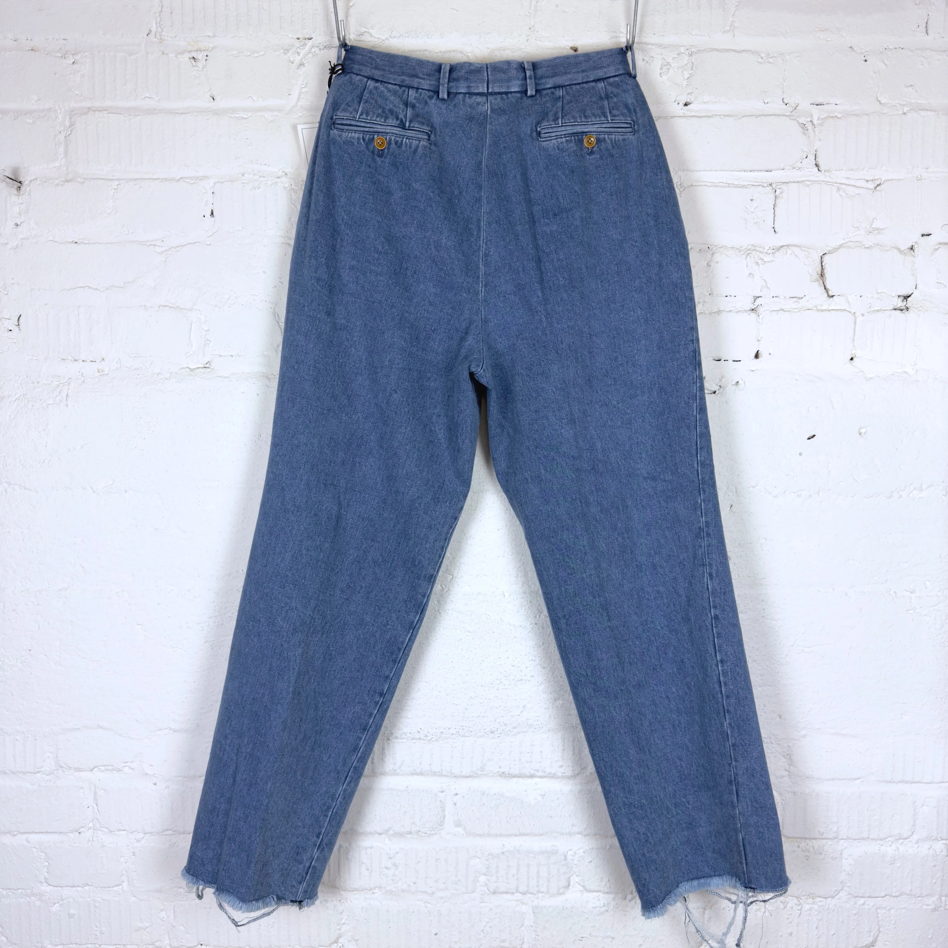 neat | sea island cotton denim chino blue - Image 6