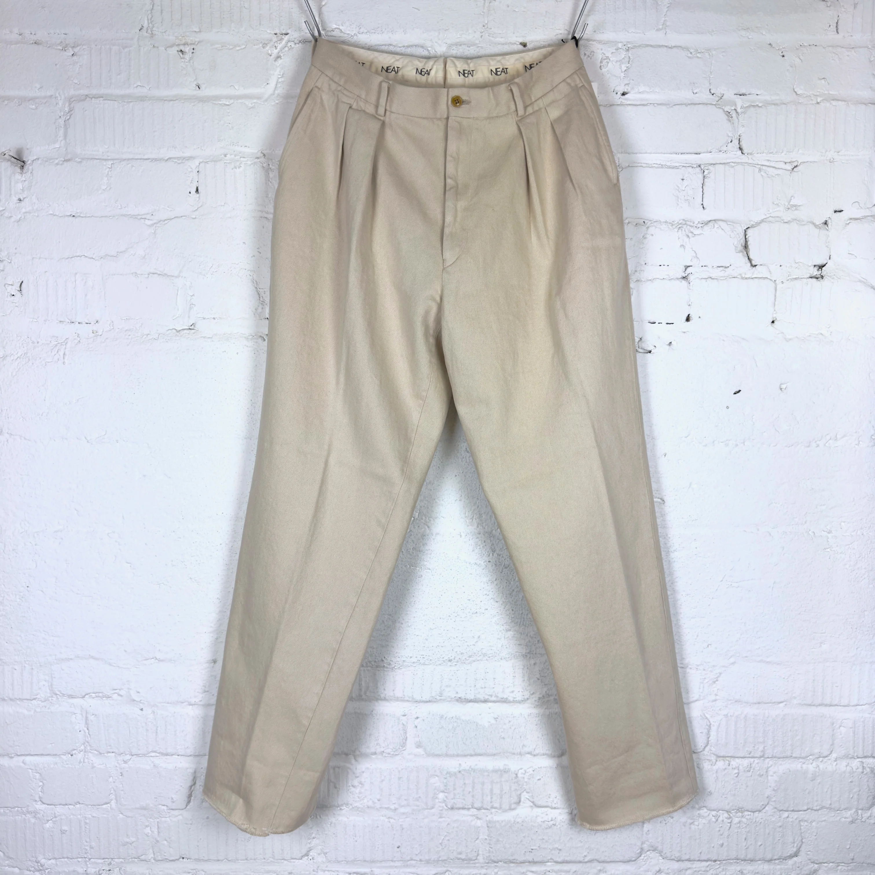 neat | sea island cotton denim chino kinari