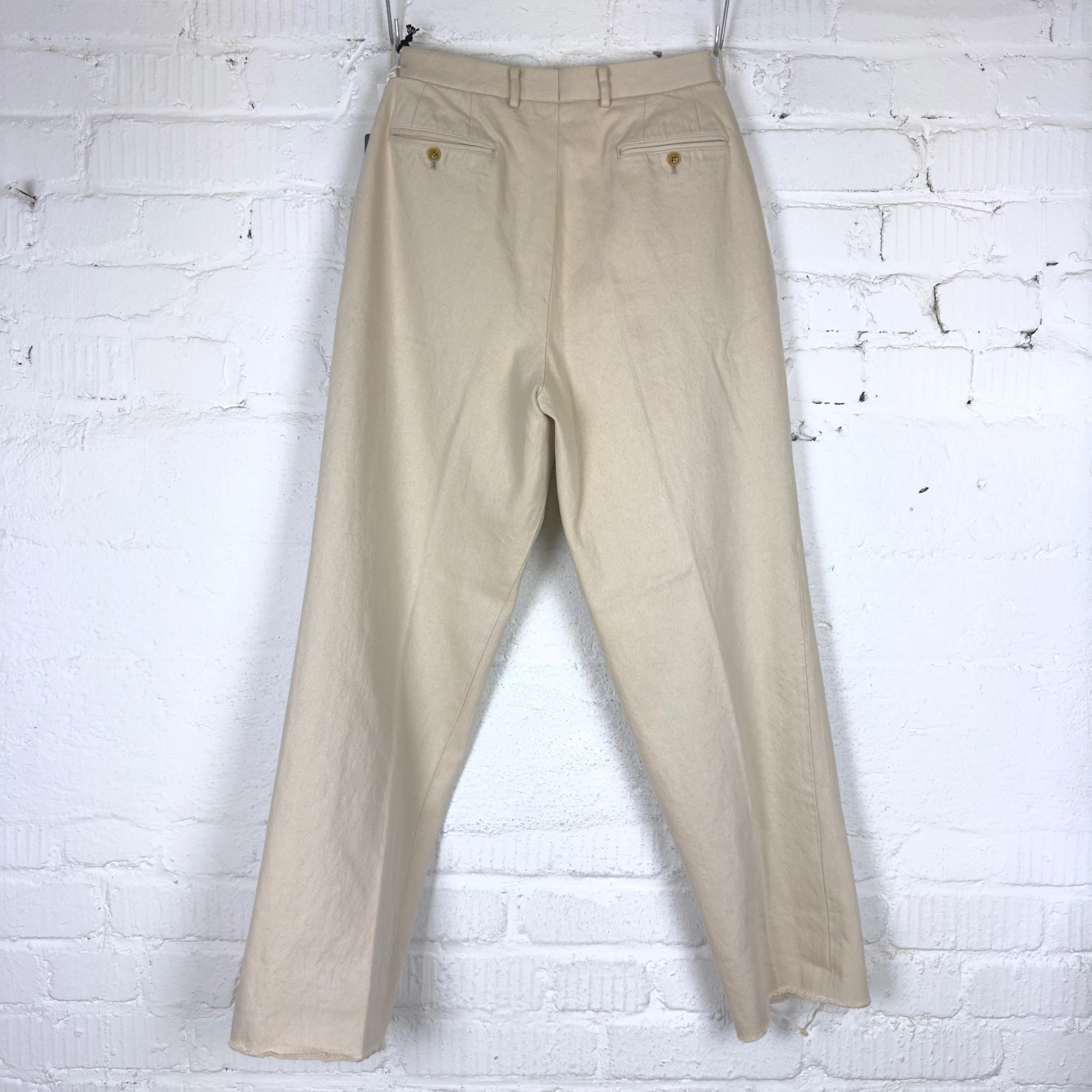neat | sea island cotton denim chino kinari - Image 6