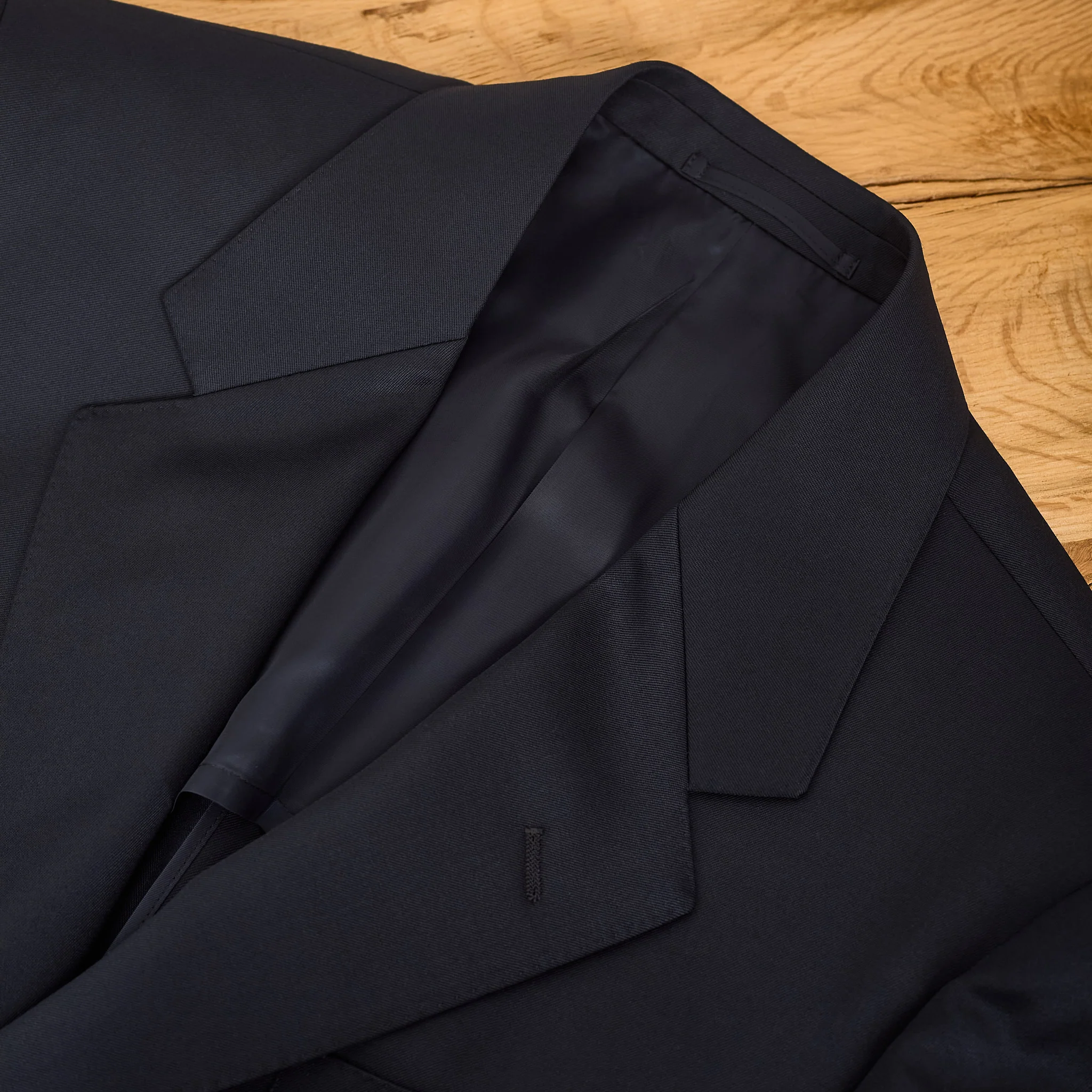 neat | wool gabardine locksmith jacket navy - Image 5