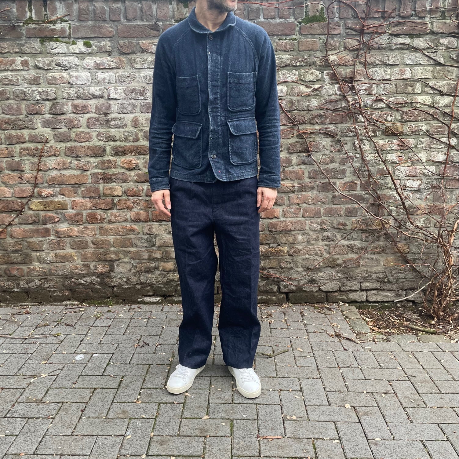 nimude | guru 10.5oz pleated denim trousers - Image 10